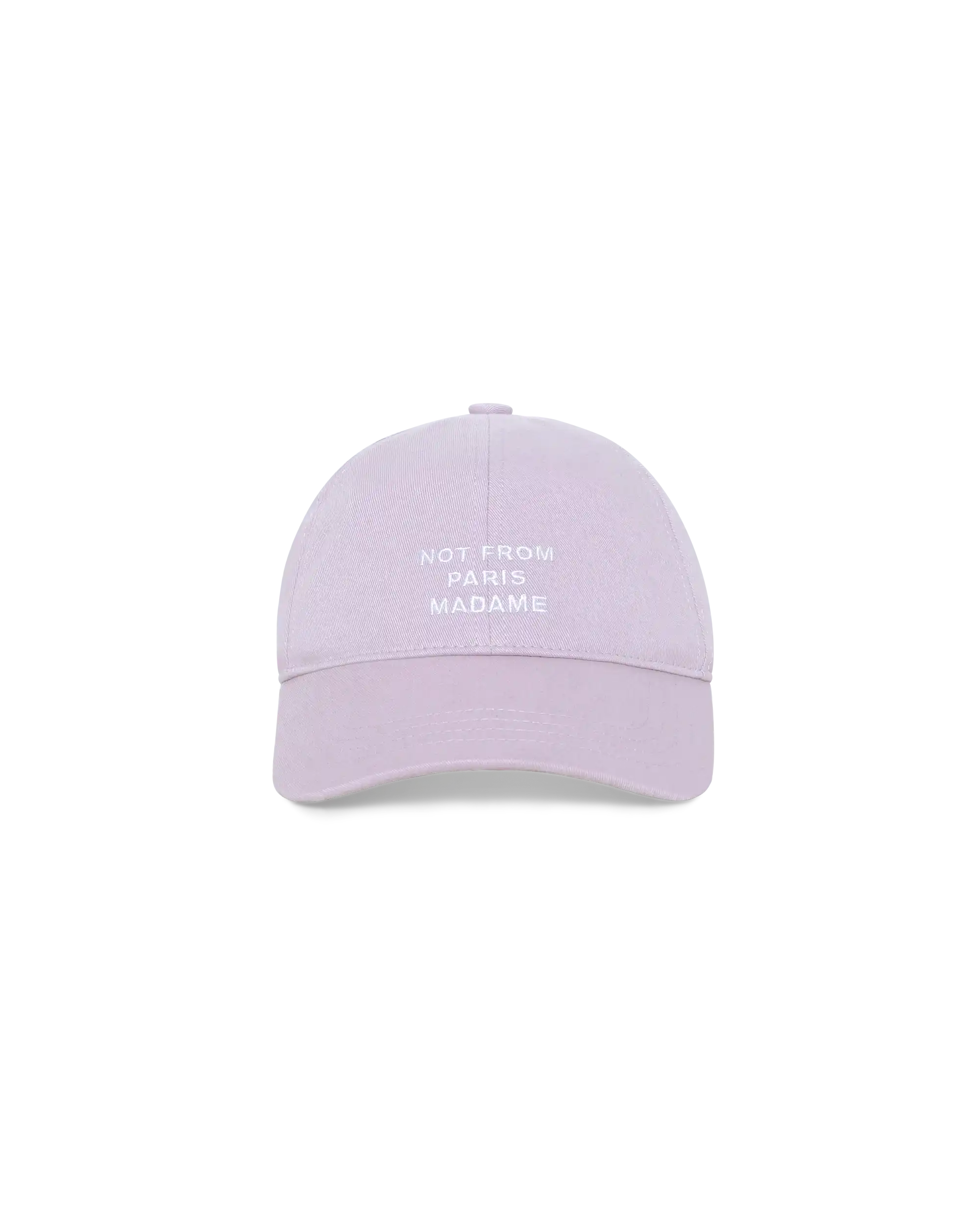 Drôle De Monsieur Casquette Slogan Cap Lila Baumwolle