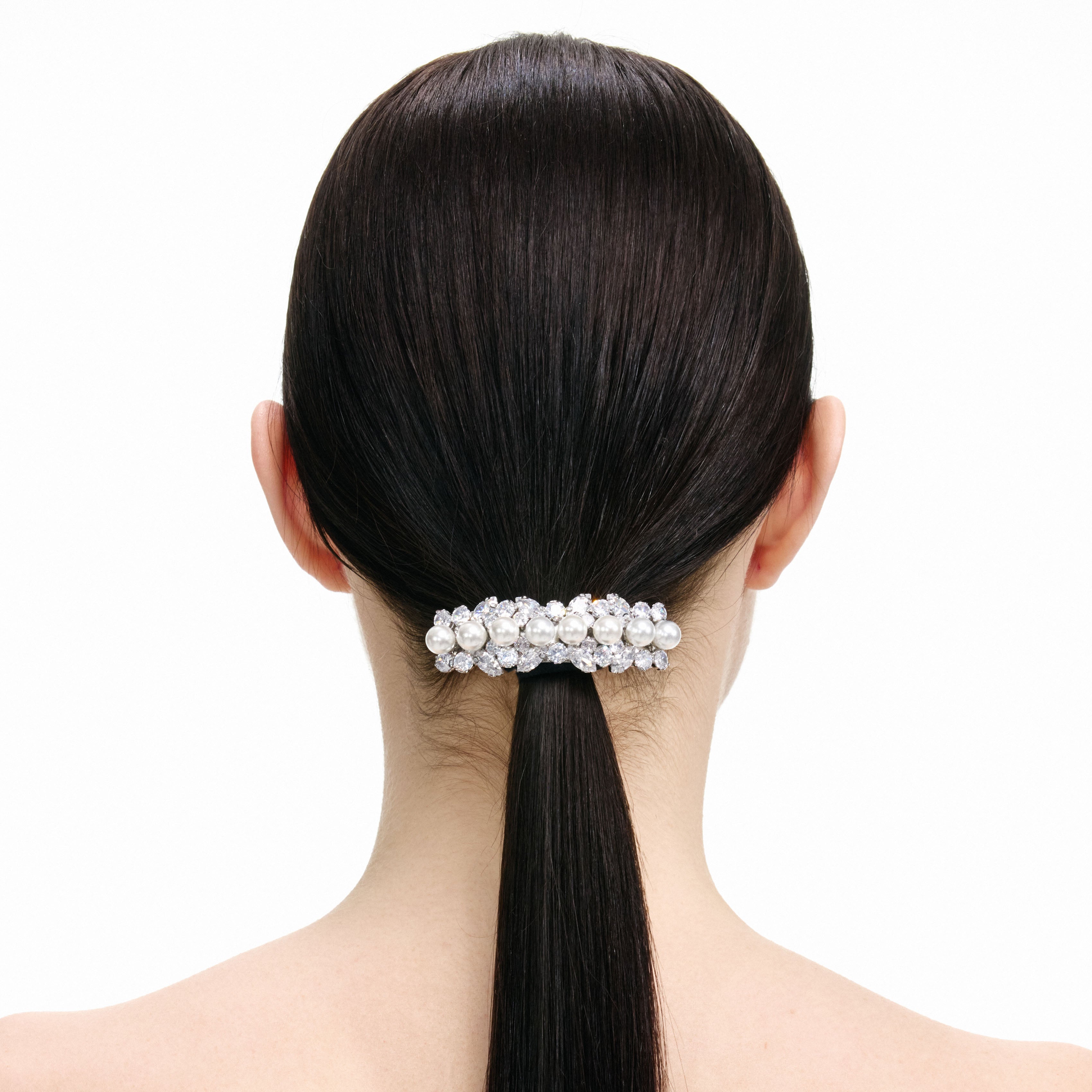 Self Portrait Multi Crystal Hair Cuff Haarschmuck Silber