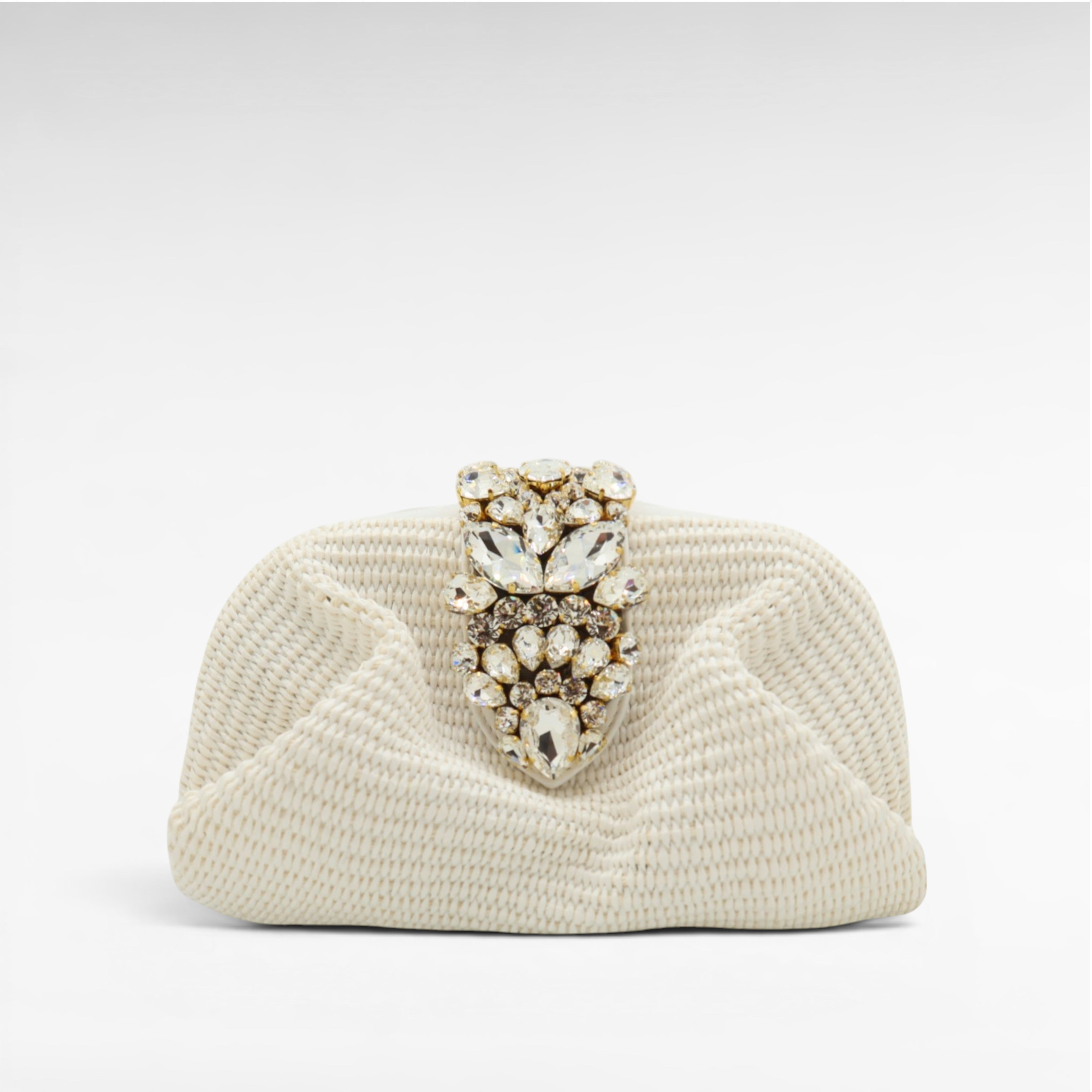 Gedebe Antibes Raffia Handtasche Steine