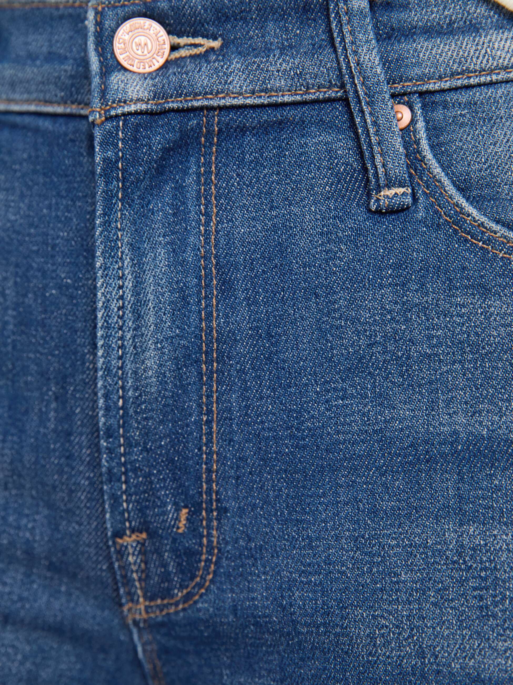 Mother The Runaway Damenjeans Deluxe Edition Mittelblau