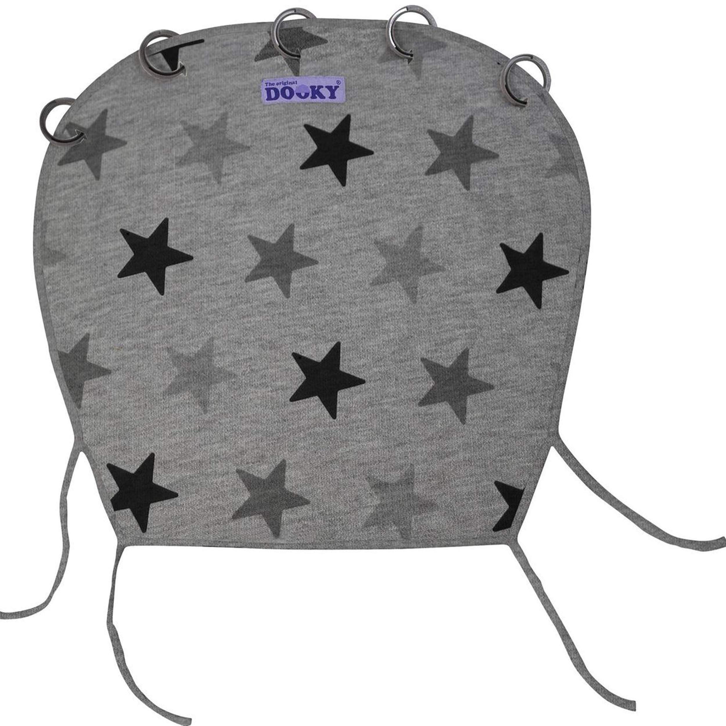 Dooky Universal Cover Sonnenschutz Grey Stars mit Decke UV 40+