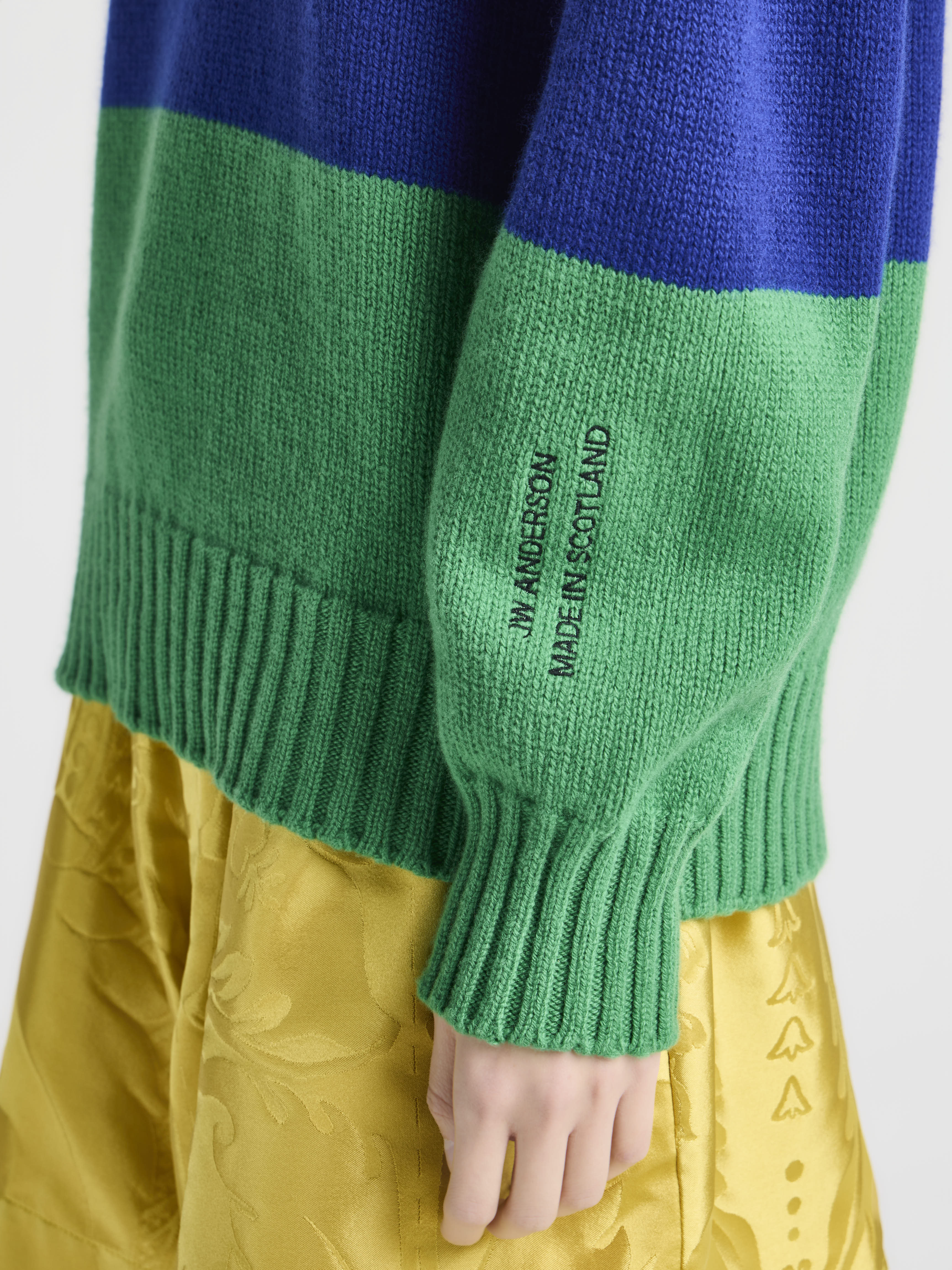 J.W.Anderson Knitted Stripe Jumper Pullover Damen Royal Blue M