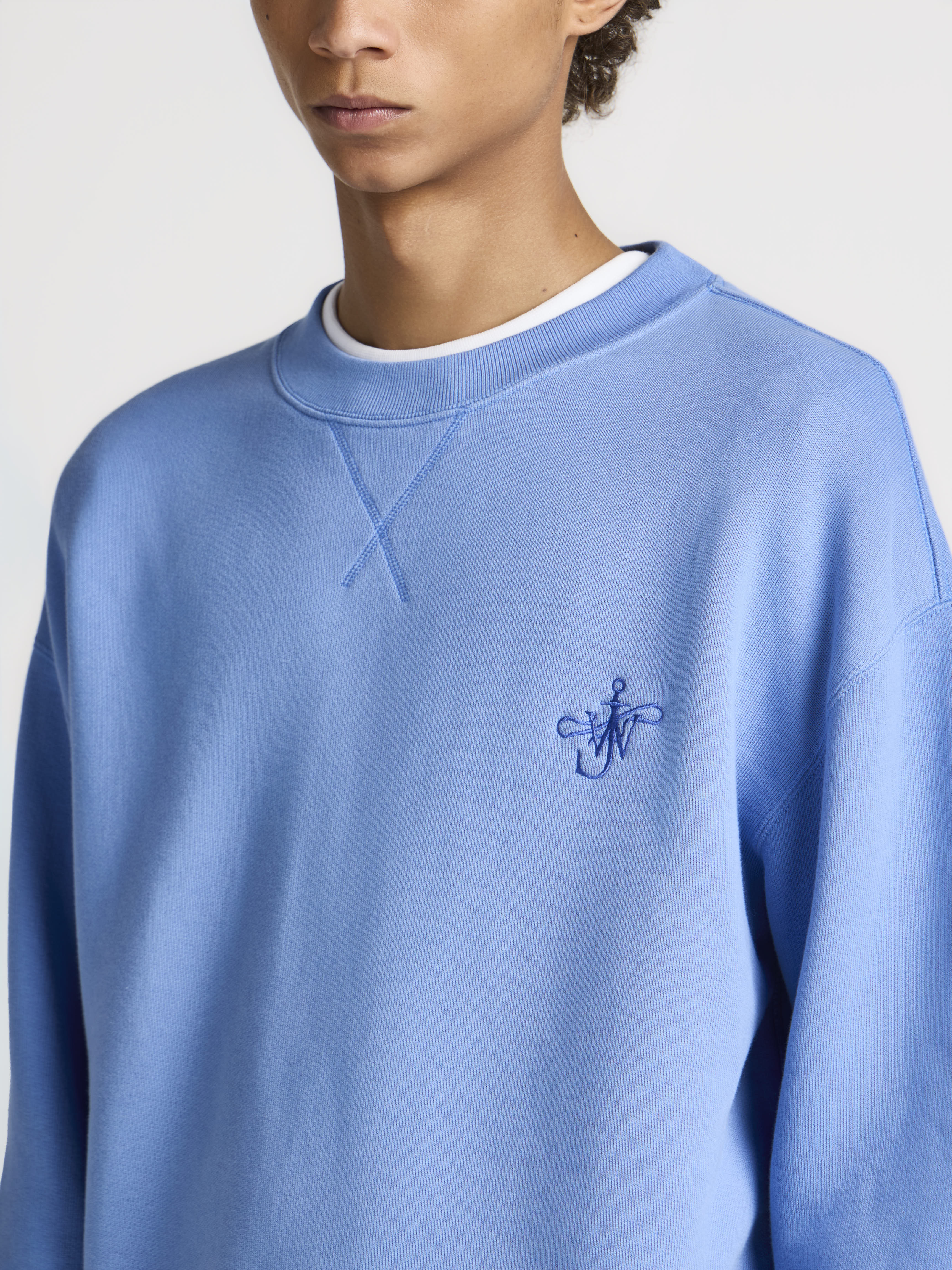 J.W.Anderson Ribbon Anchor Sweatshirt Herren blau Jersey