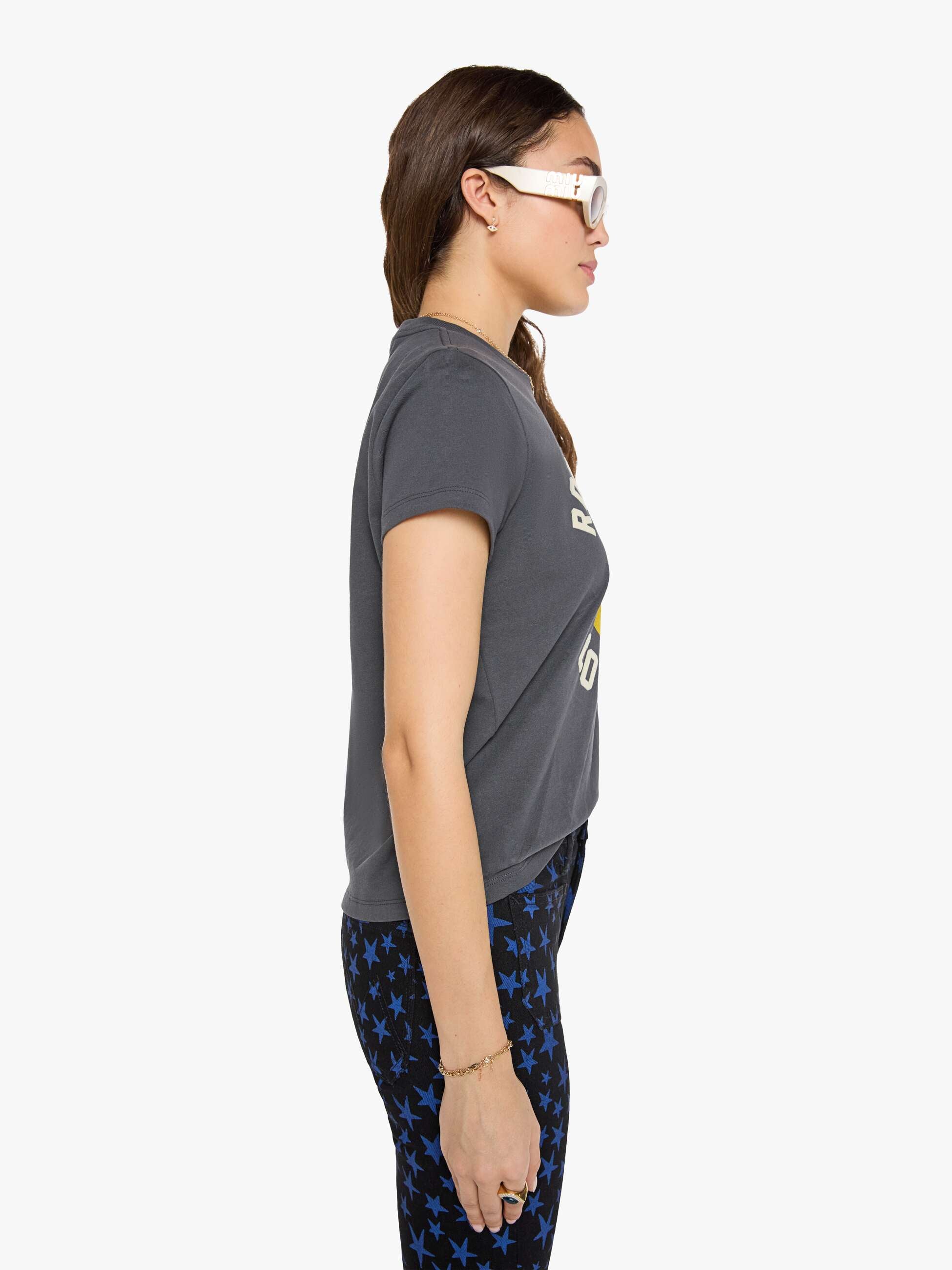 Mother The Boxy Goodie Goodie T-Shirt Rock Is For Cool Girls