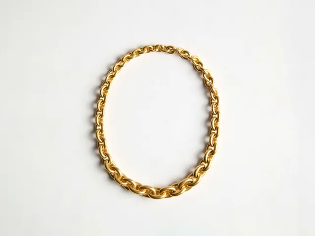 J.W.Anderson Fine Jewellery Chain-Link Halskette 18kt Gelbgold