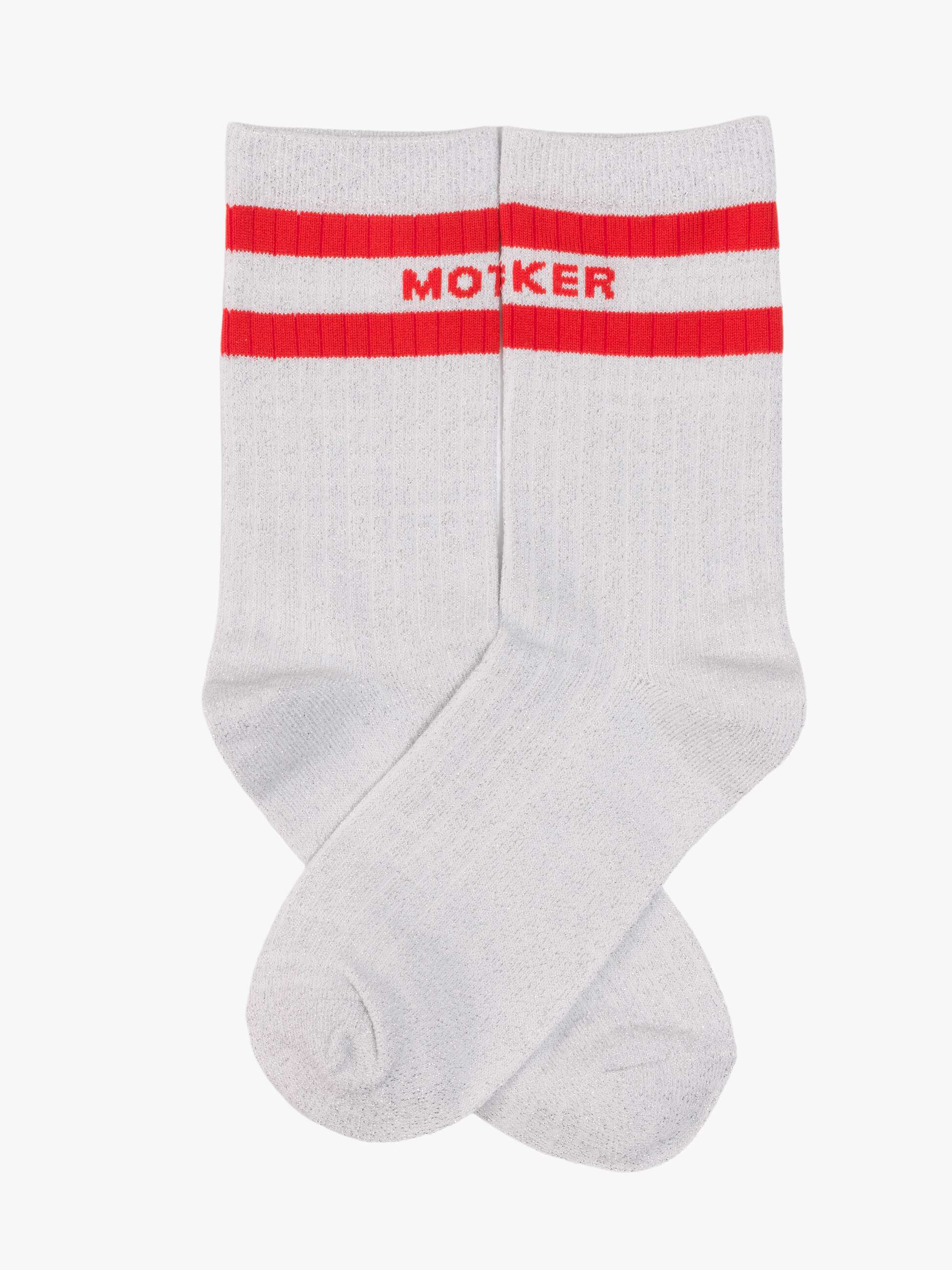 Mother The Half-Step Socken Star Dust Silber O/S Glitzer