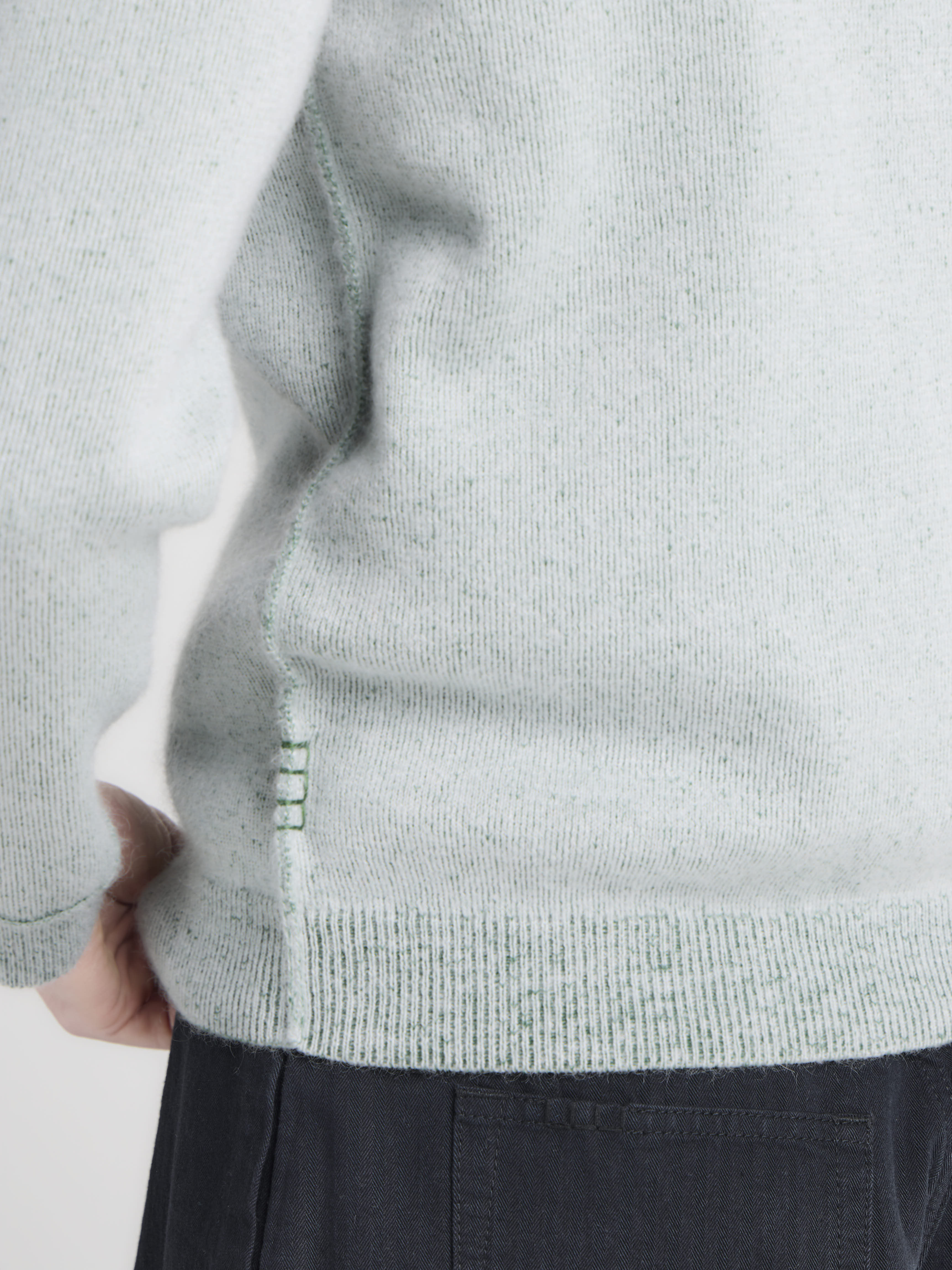 J.W.Anderson Knitwear Mohair Cardigan Herren Hellgrau