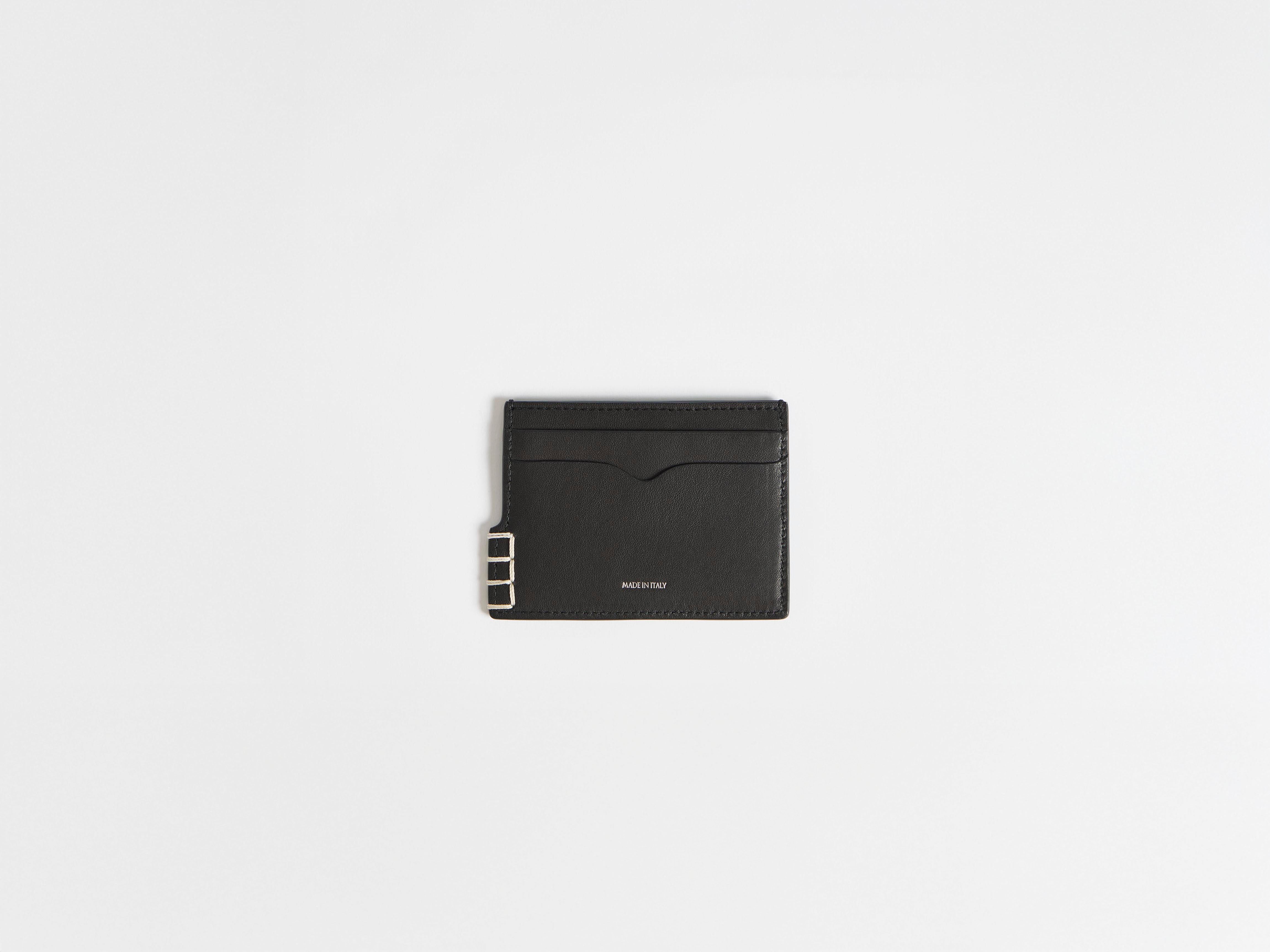 J.W.Anderson Loafer Card Holder Kartenetui Schwarz Leder