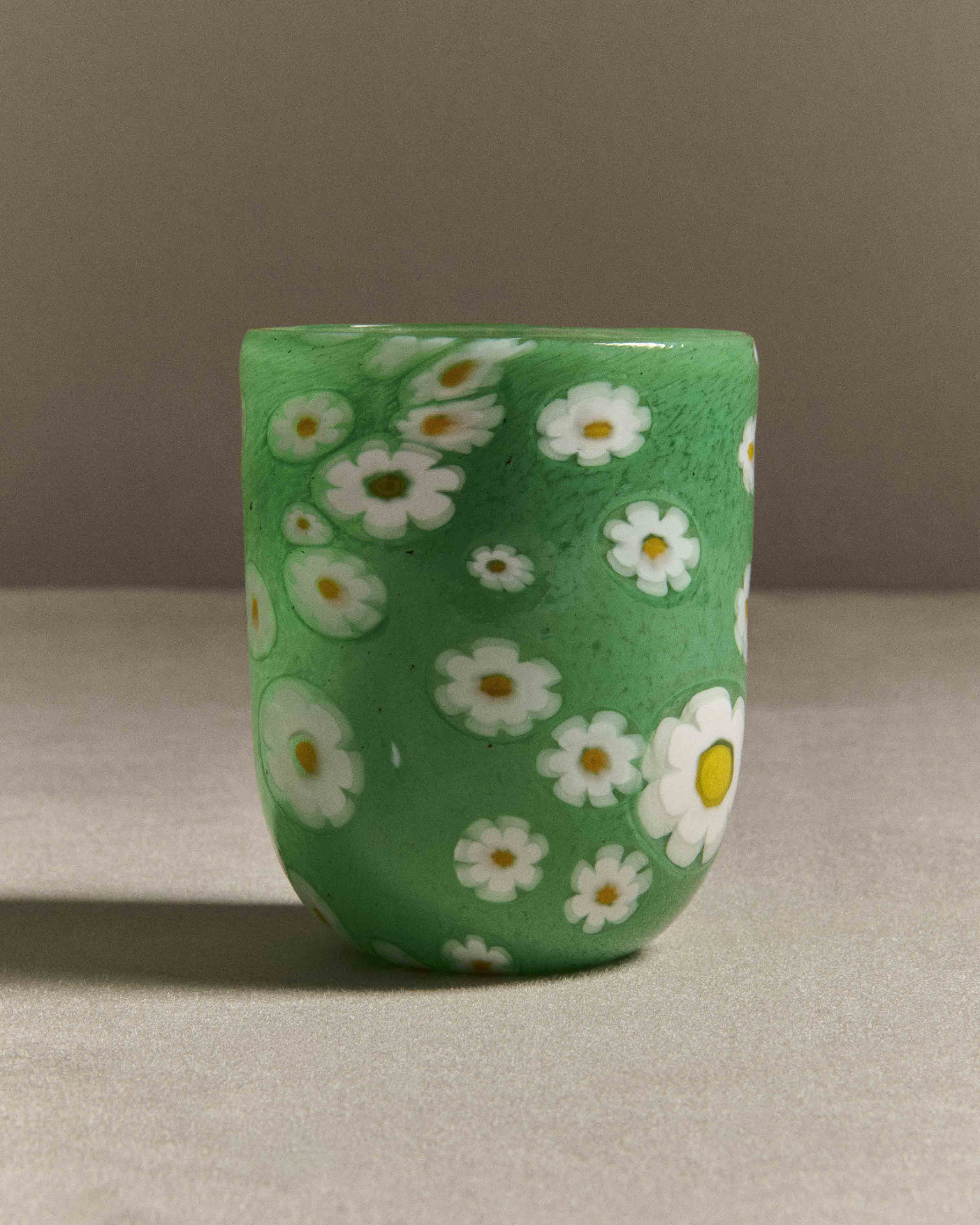 J.W.Anderson Full Murrina Glas Grün-Weiß Murano