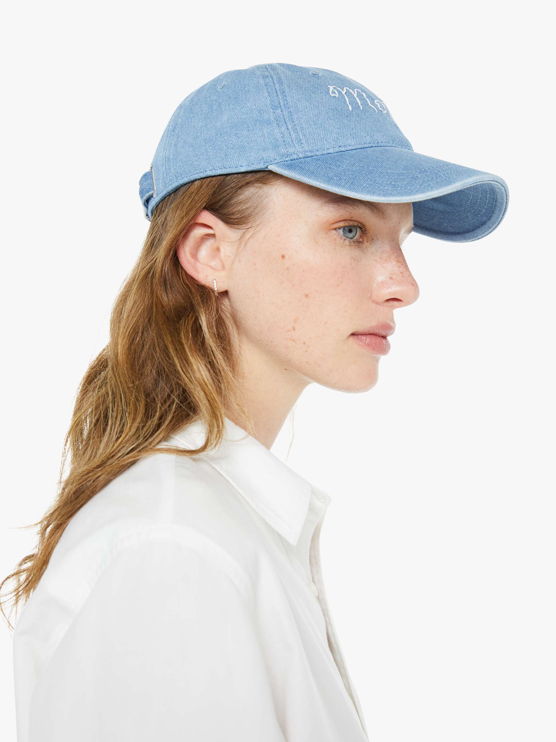 Mother Hats Off Cap Denim Baby Blue Hellblau