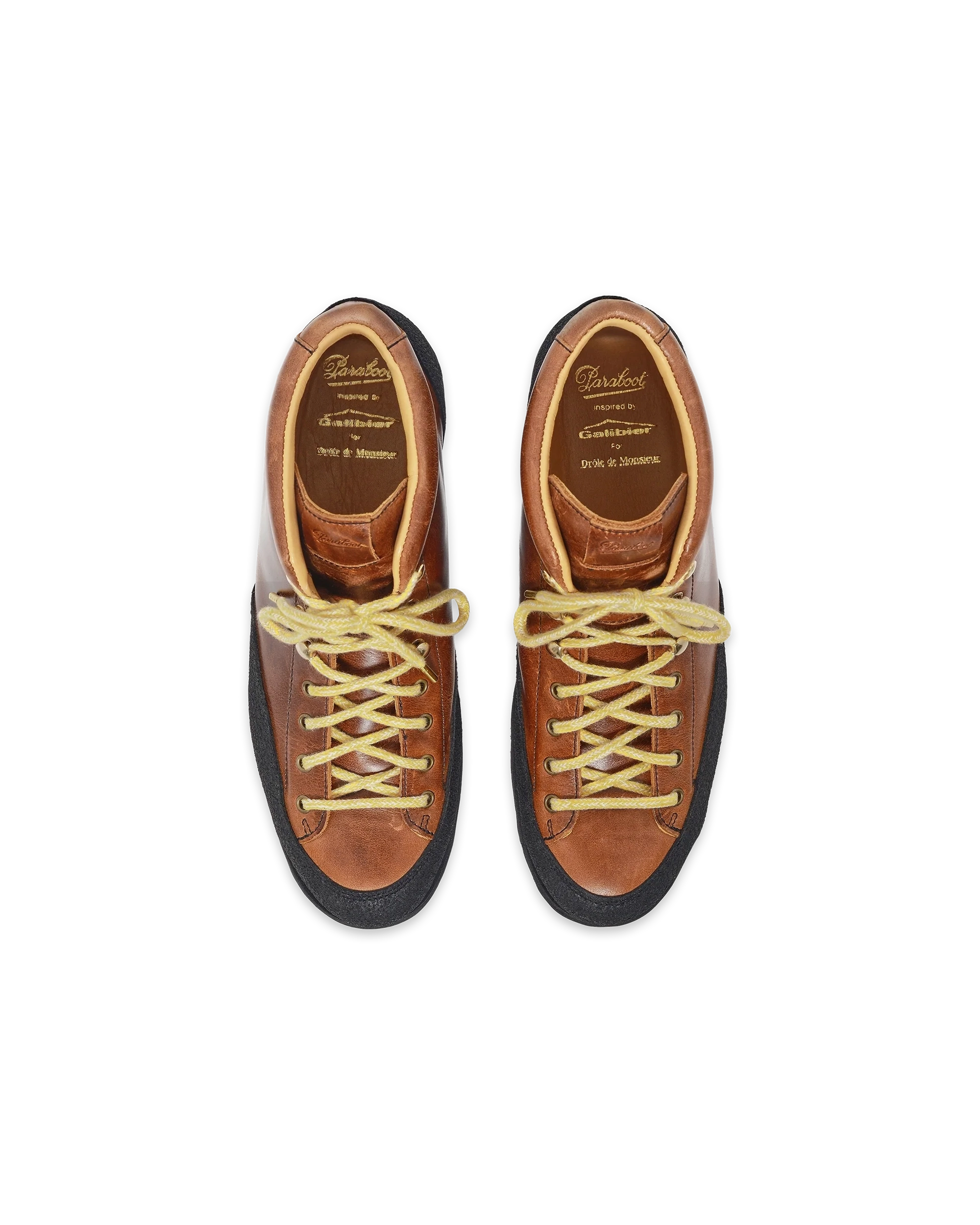 Drôle De Monsieur La Yosemite Drôle Boots Cognac Rindsleder