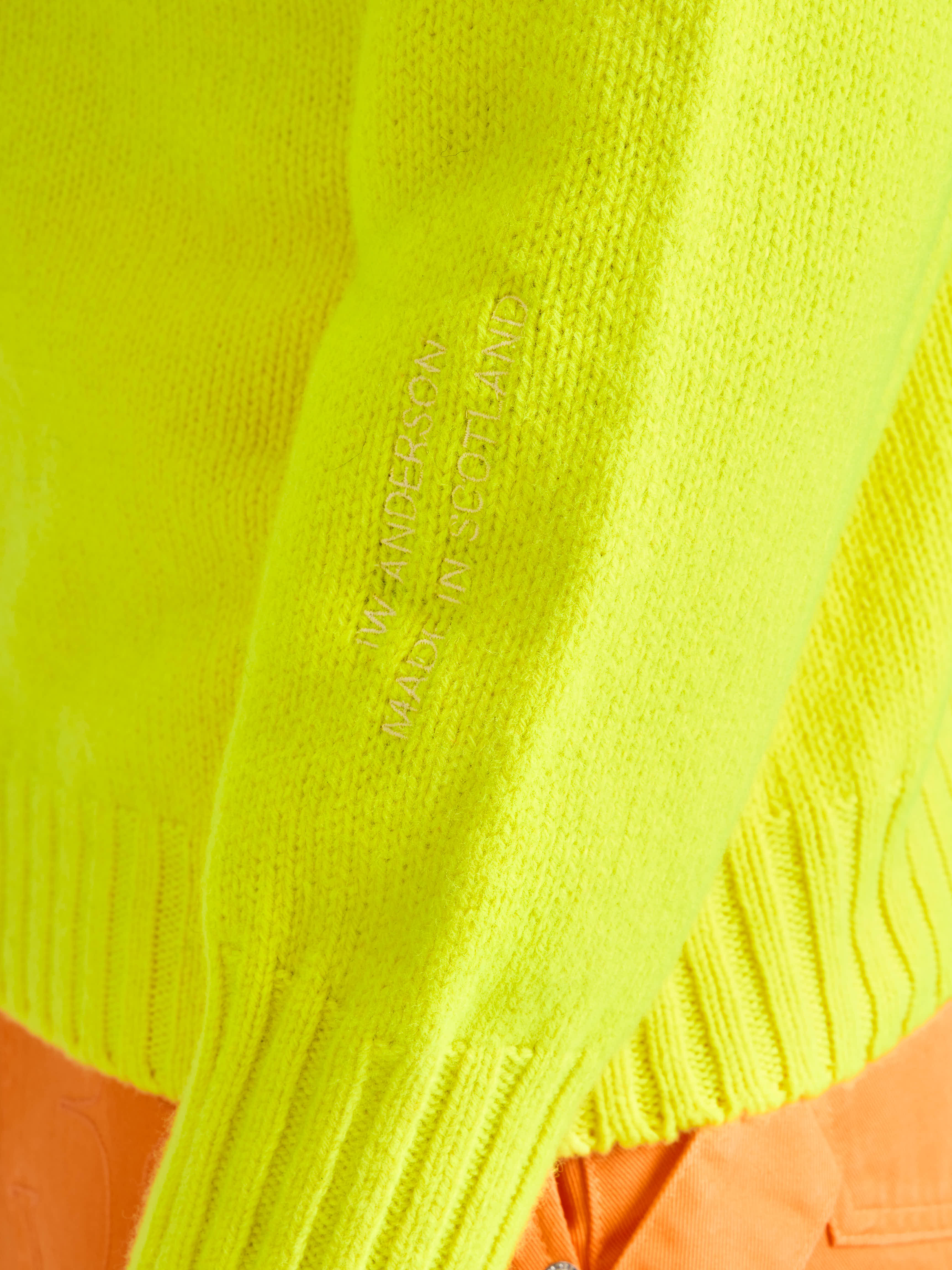 J.W.Anderson Turtleneck Jumper Rollkragenpullover Neon Yellow