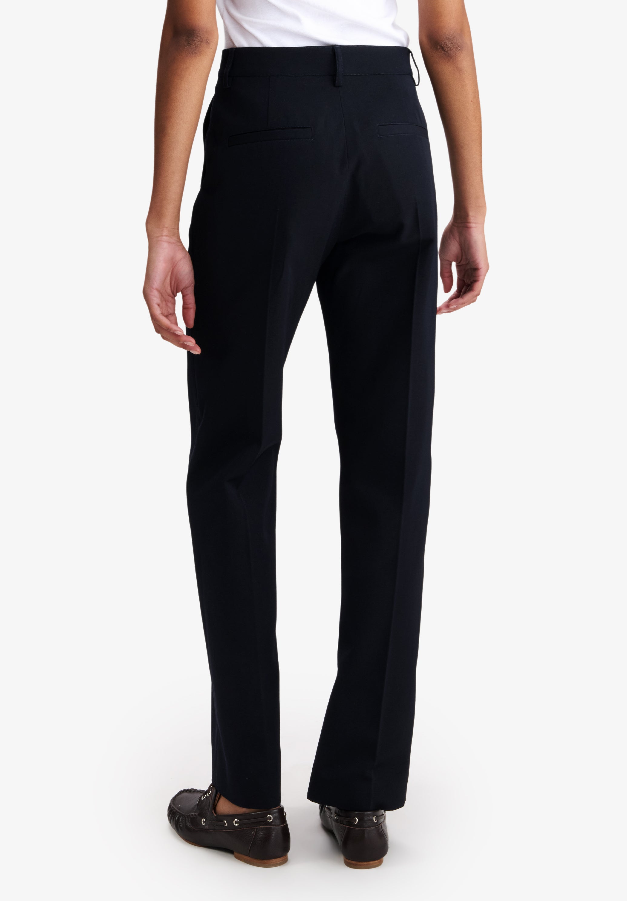 A.P.C. marineblaue Anzughose Hose 38 gerader Schnitt