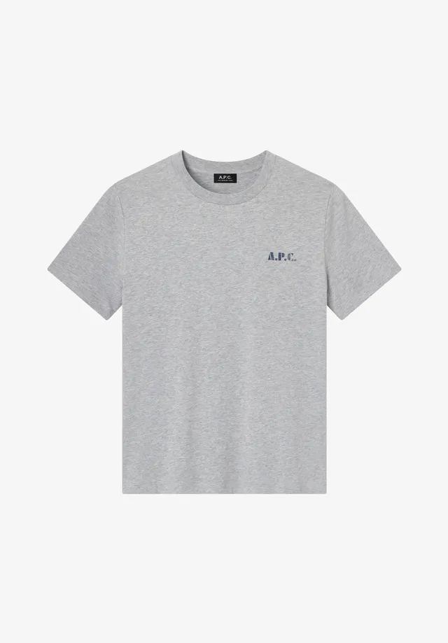A.P.C. T-Shirts Vintage T-Shirt Grau M Baumwolle