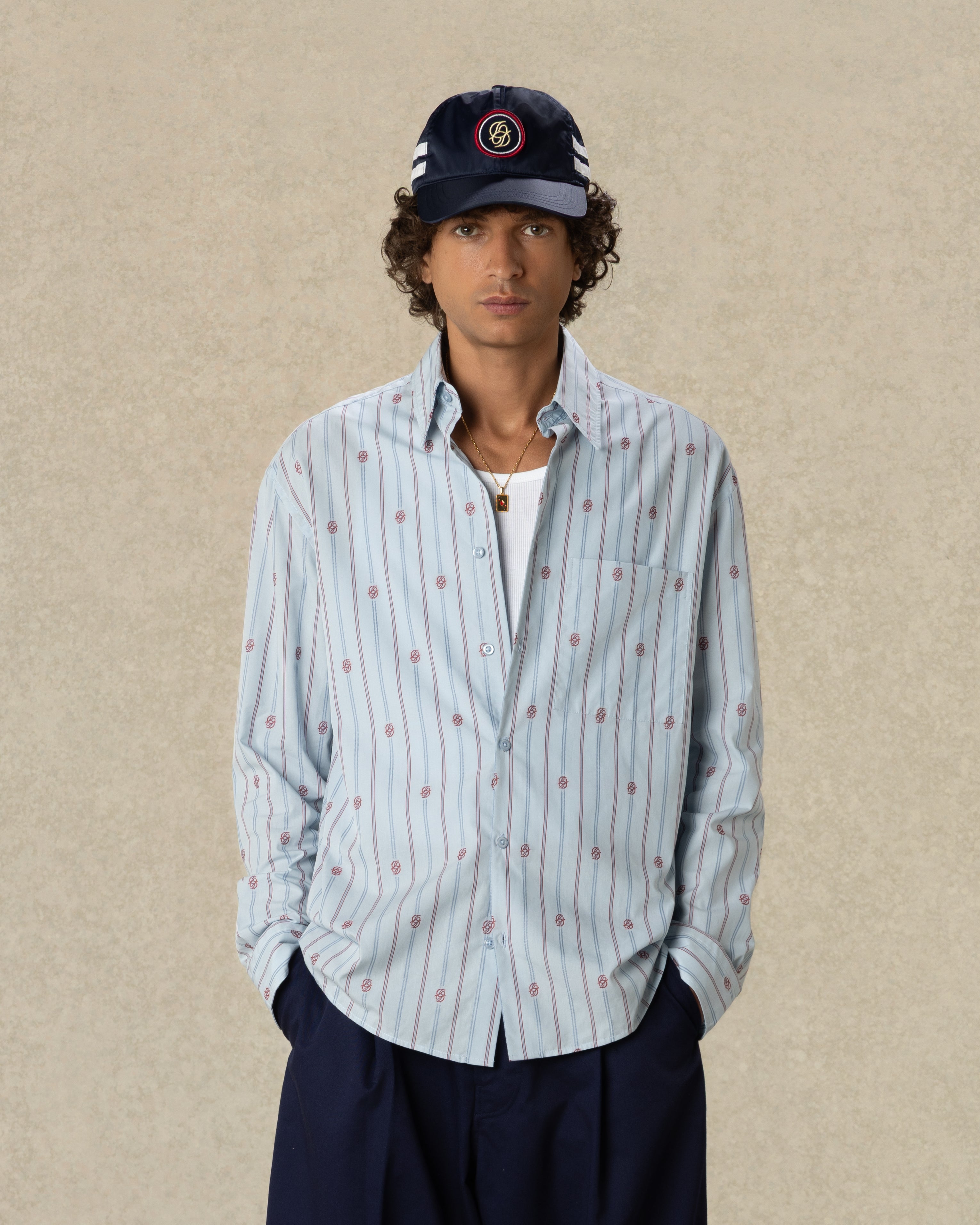 Drôle De Monsieur D Mirror Nylon Racing Cap Navy 100% Nylon