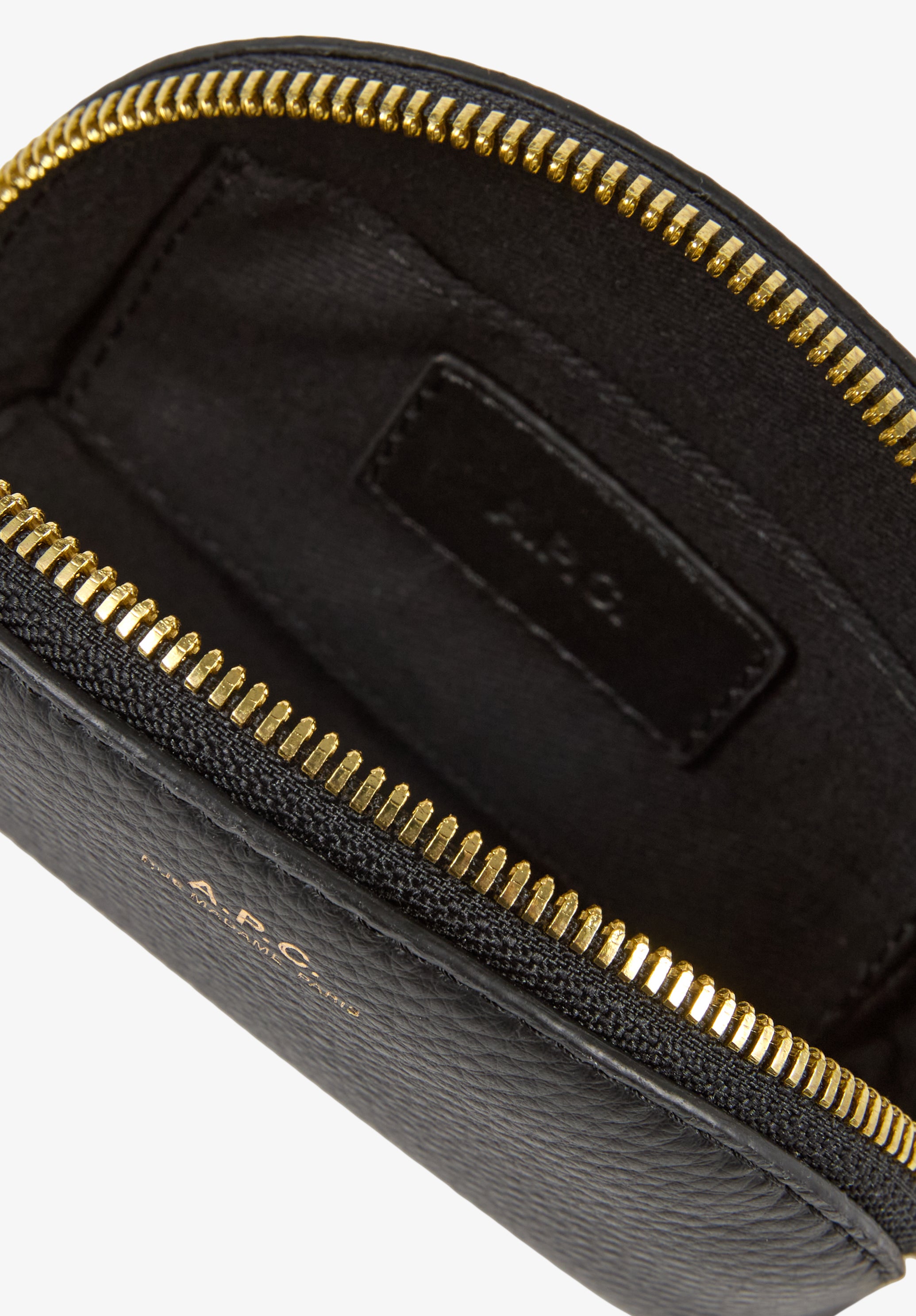 A.P.C. Portemonnaie Neige Leder Reissverschluss TU