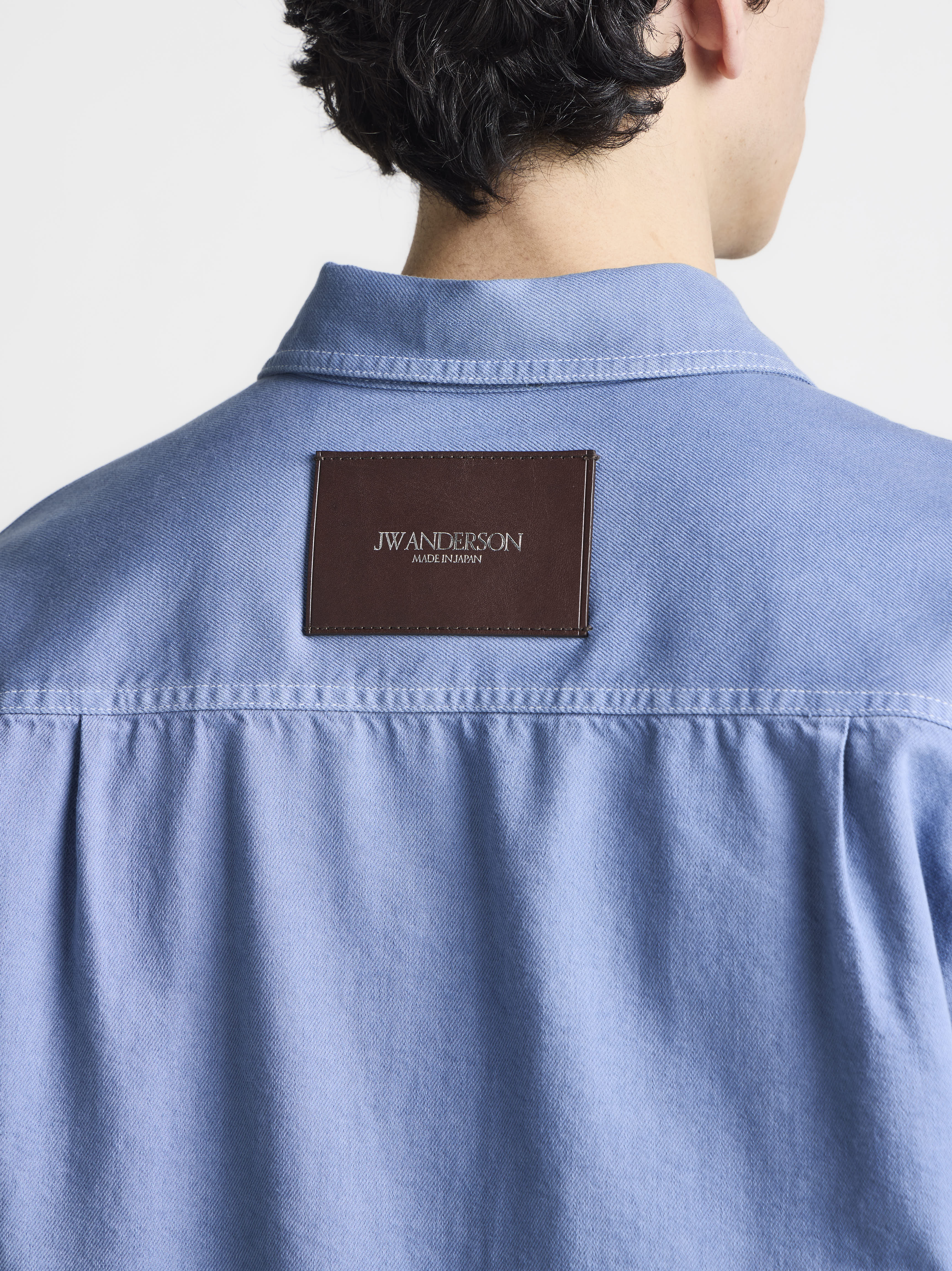 J.W.Anderson Oversized Shirt Hemd French Blue Baumwolle