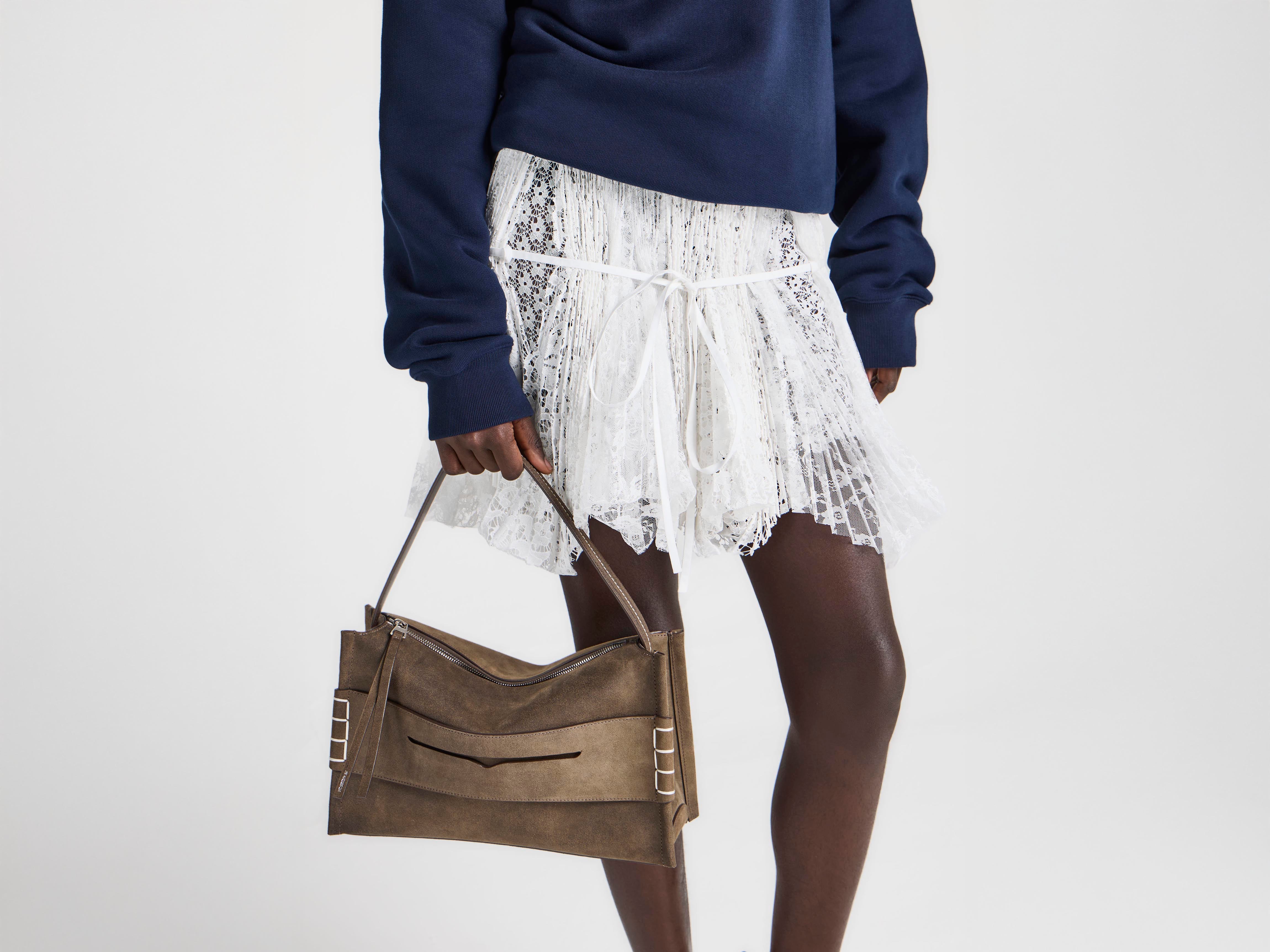 J.W.Anderson Bags Medium Loafer Bag Taupe Kalbsleder