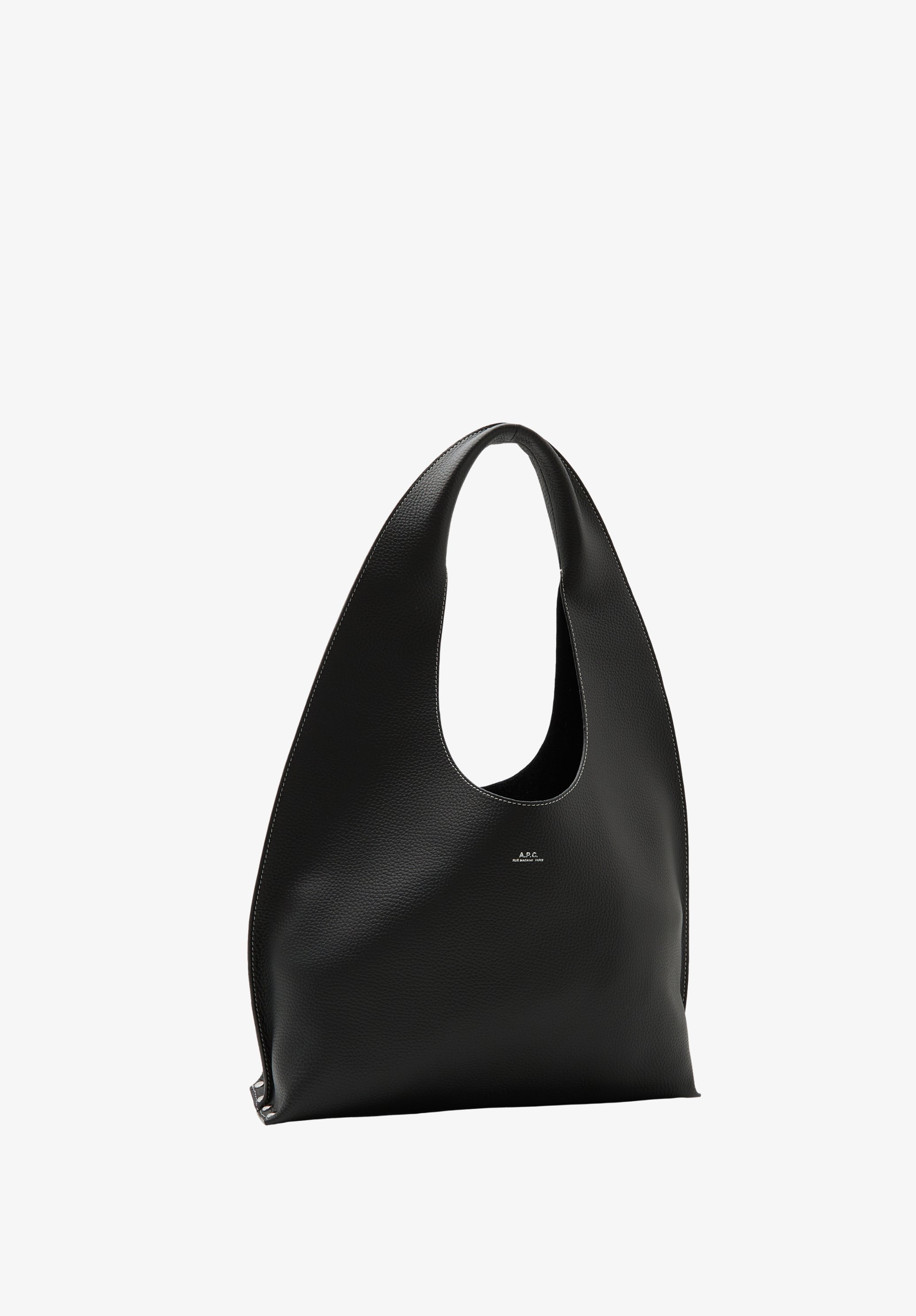 A.P.C. Neige Clou Tasche TU Genarbtes Leder 30x25cm