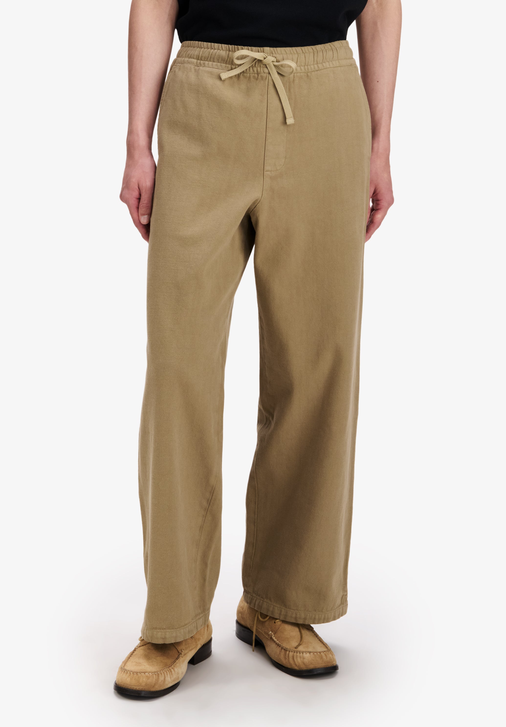 A.P.C. Workwear-Hose Dunkelbeige Baumwolle M