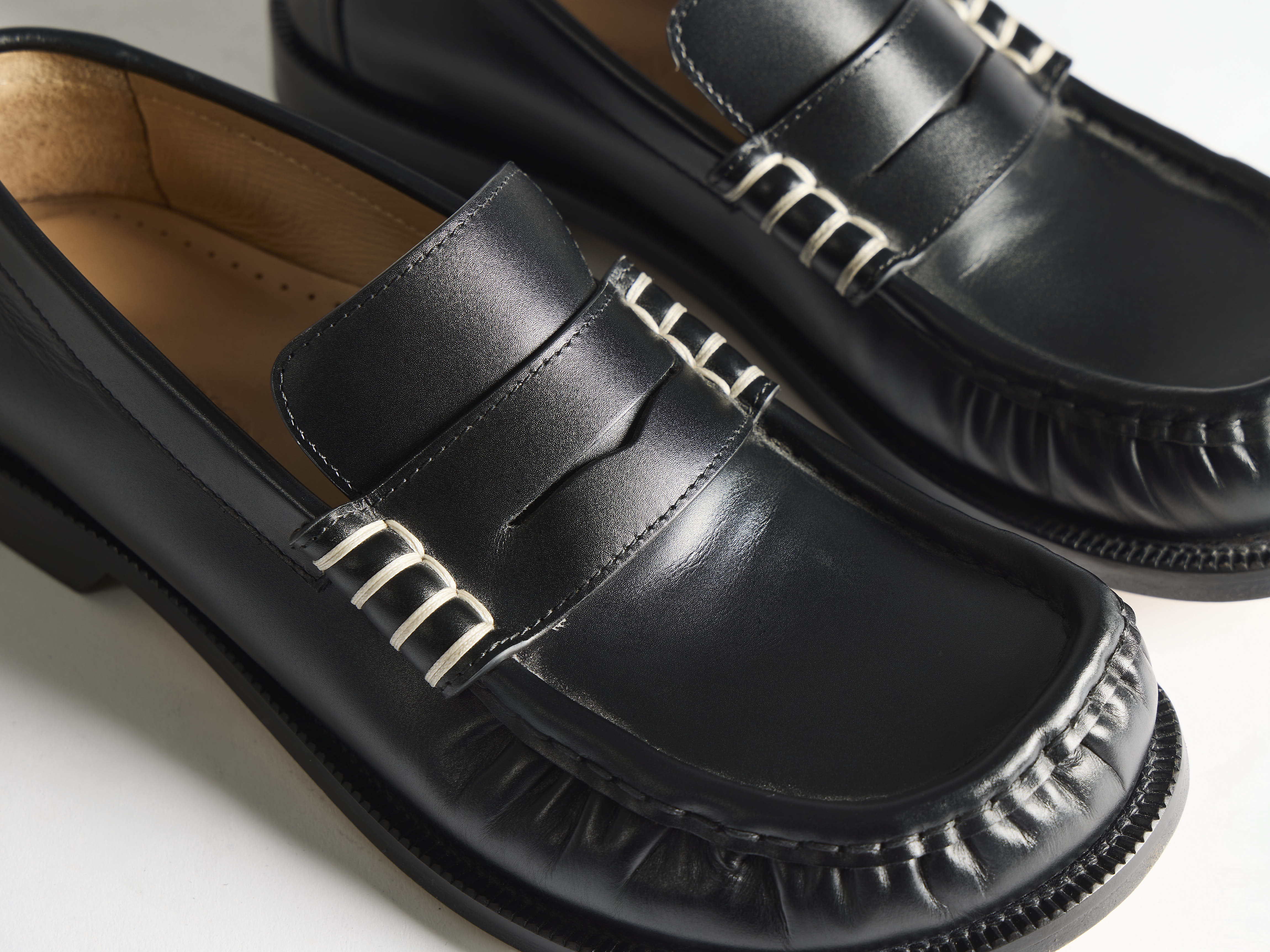 J.W.Anderson Loafer Mokassin Herren Schwarz Leder