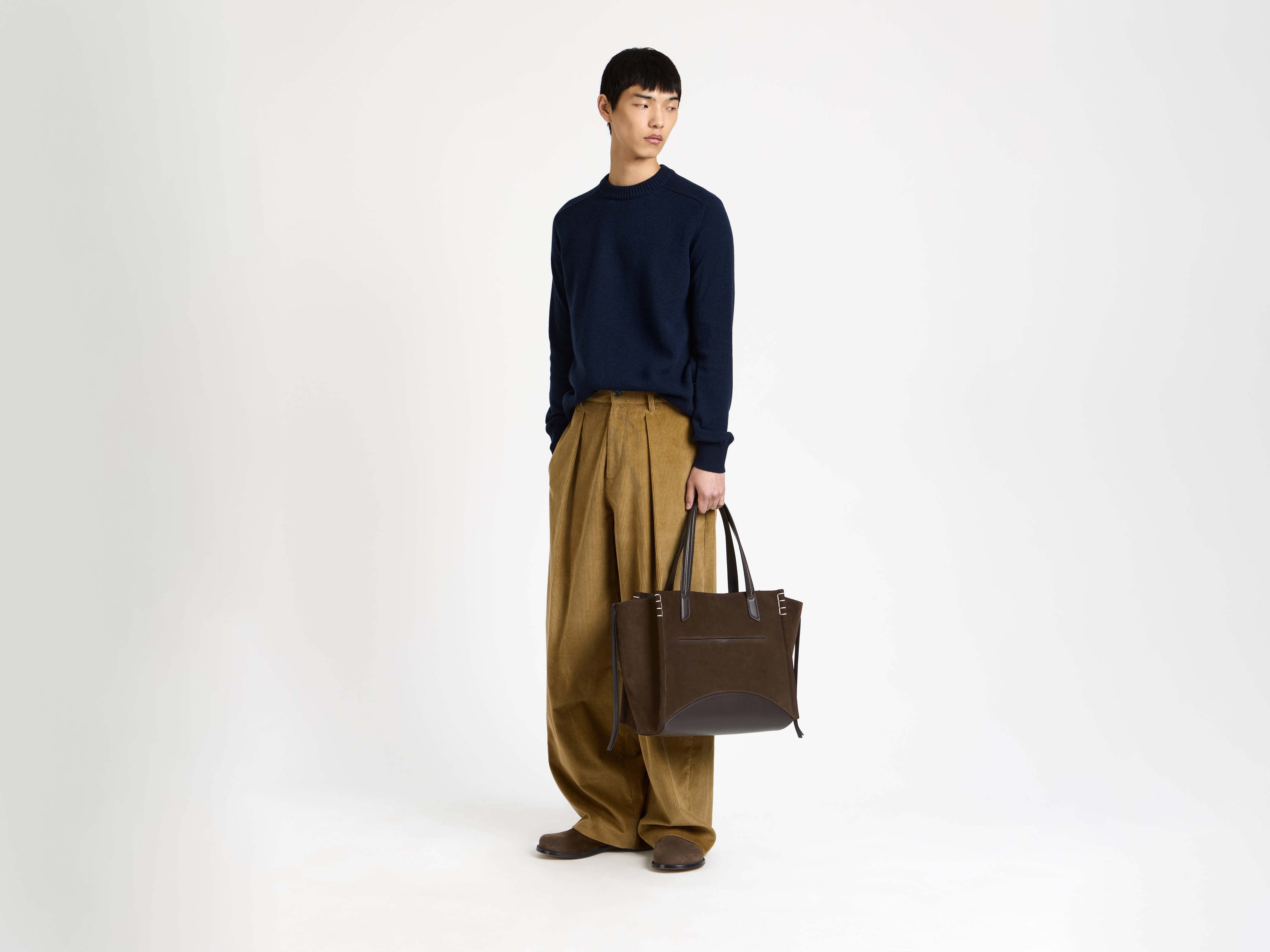 J.W.Anderson Raglan Jumper Strickpullover Navy Stickerei