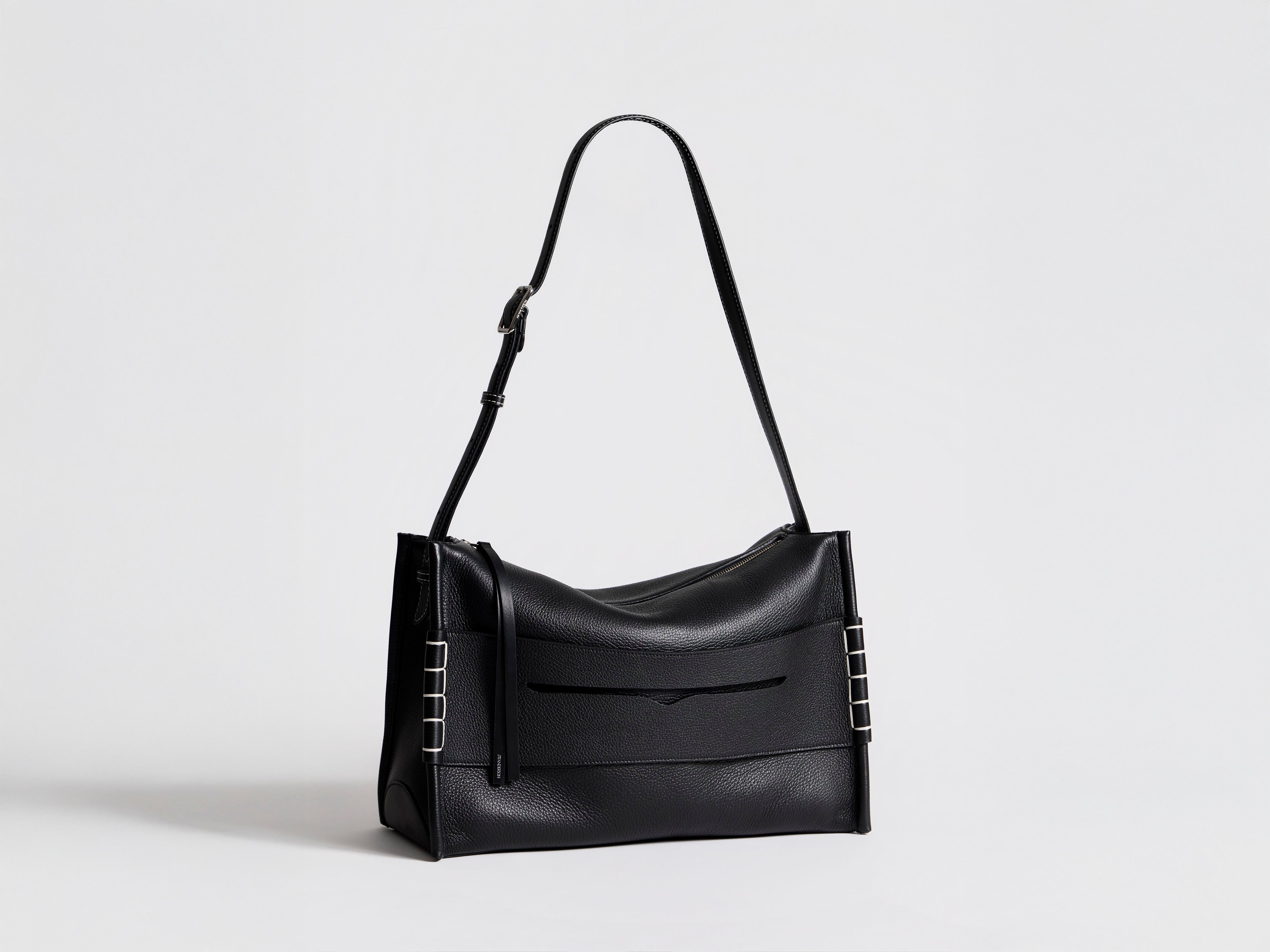 J.W.Anderson Messenger Loafer Bag Tasche Schwarz Leder Crossbody