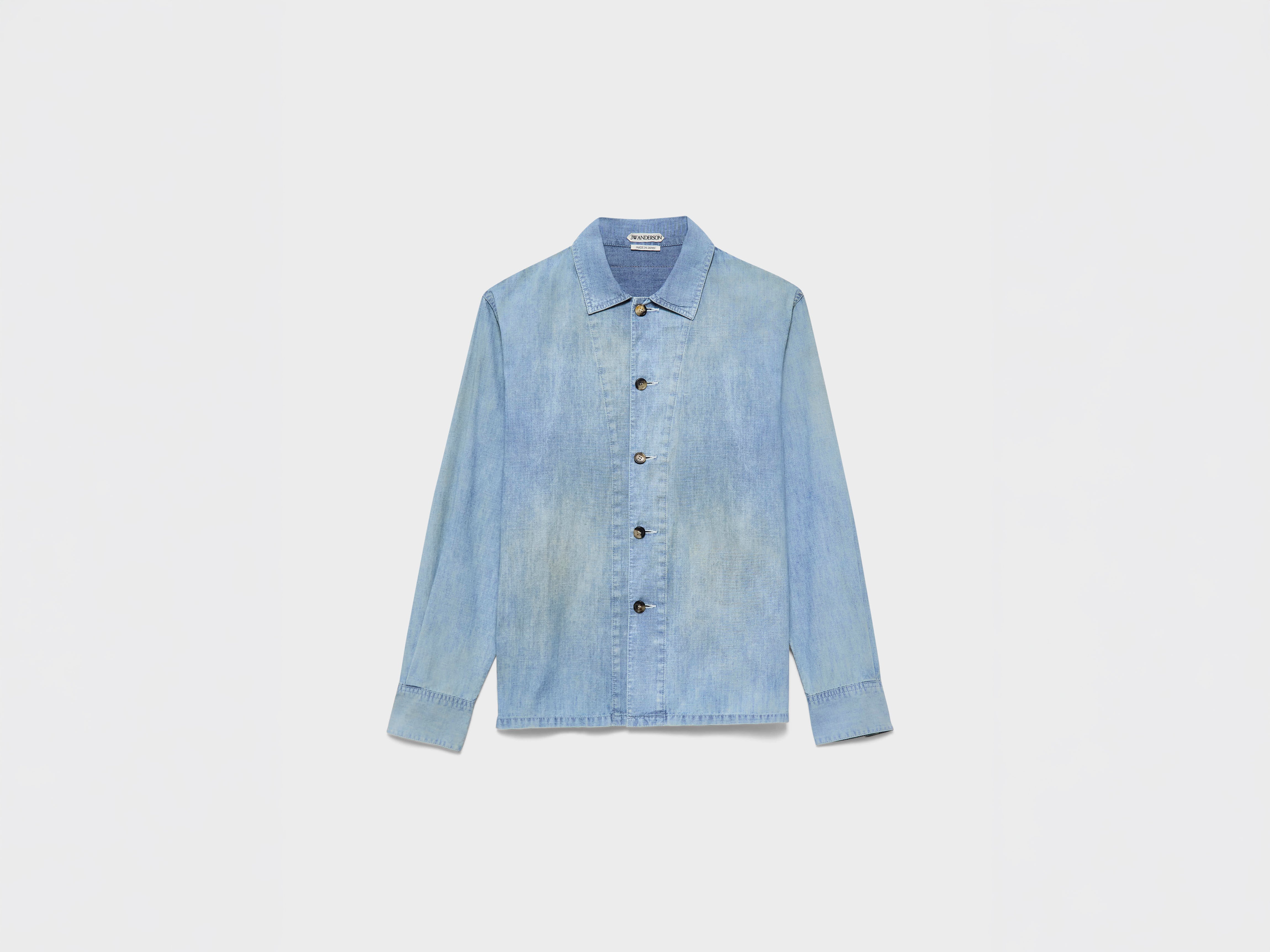 J.W.Anderson Slant Pocket Hemd Hellblau Damen