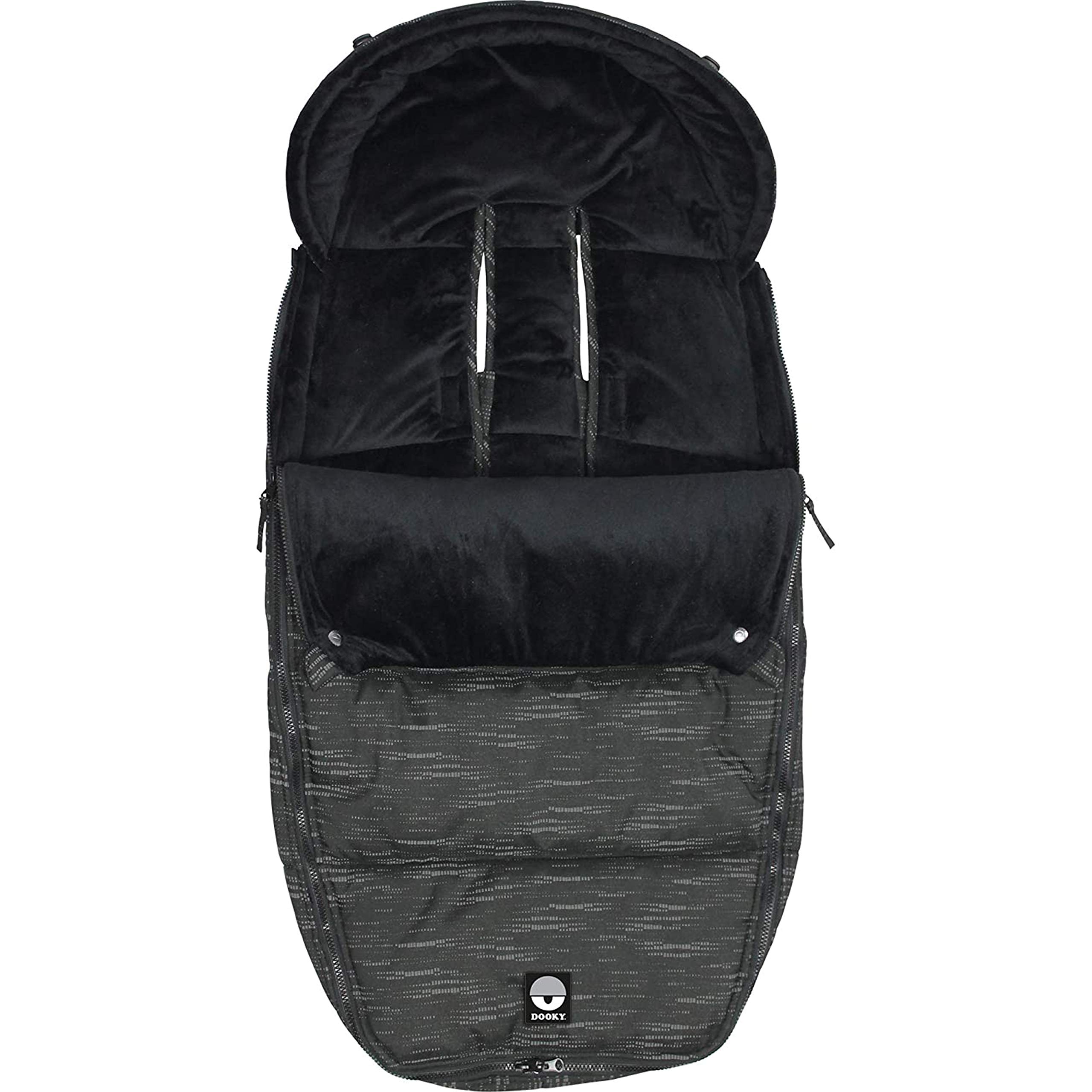 Dooky Matrix Large Fußsack Grau 98 x 50 cm Winter