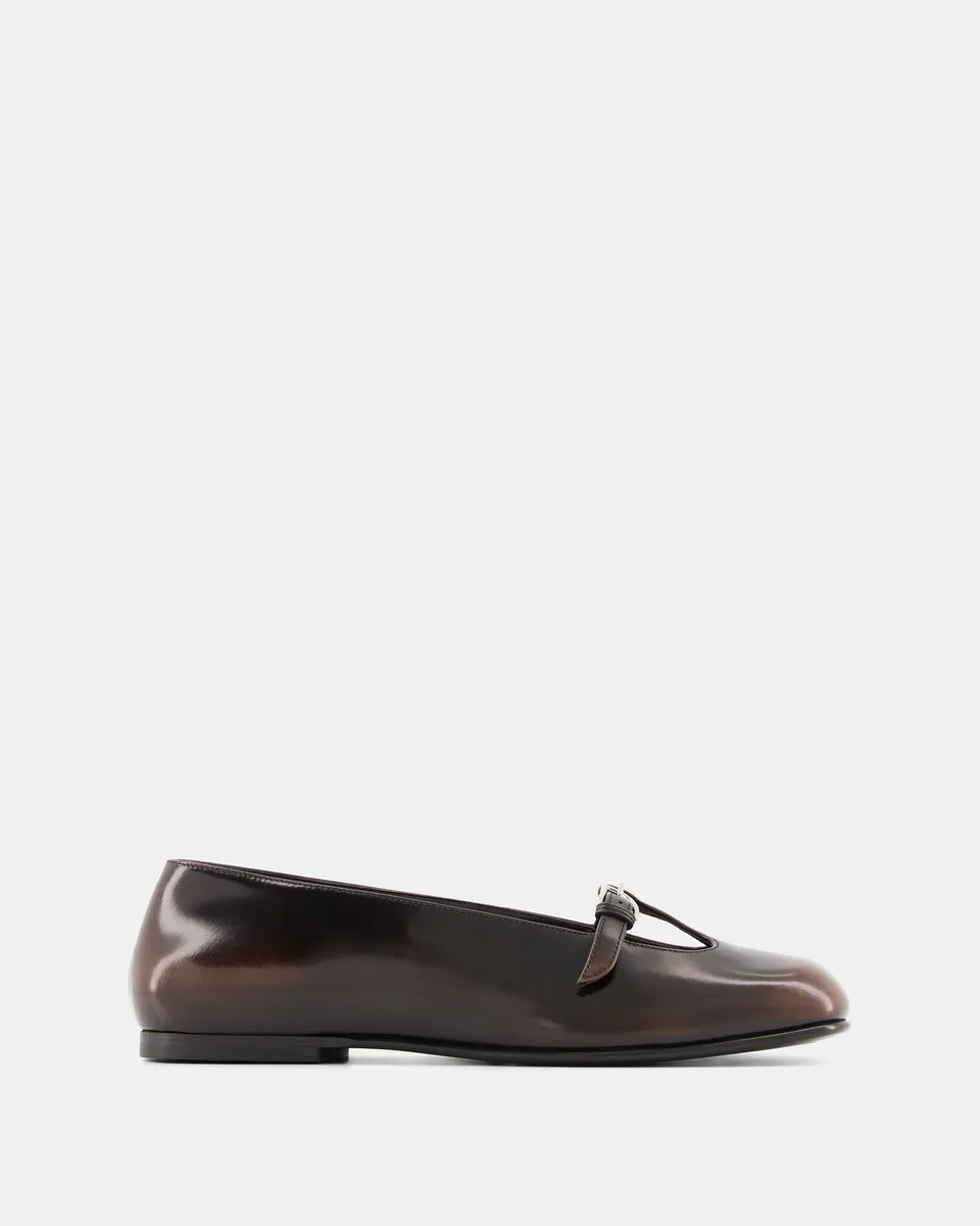 Nodaleto Bulla Bobby 5 Ballerina Dark Chocolate