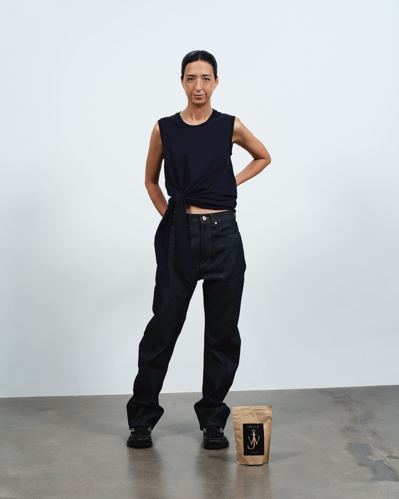 J.W.Anderson Hem Knot Tank Top Damen Navy Jersey M