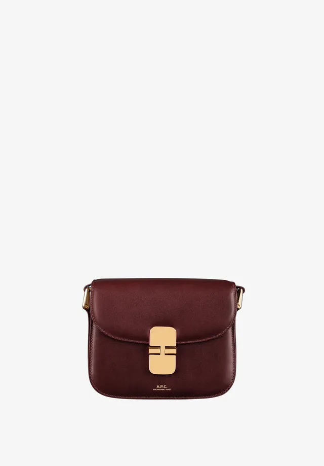 A.P.C. Grace Mini Tasche Glattleder Umhängeriemen
