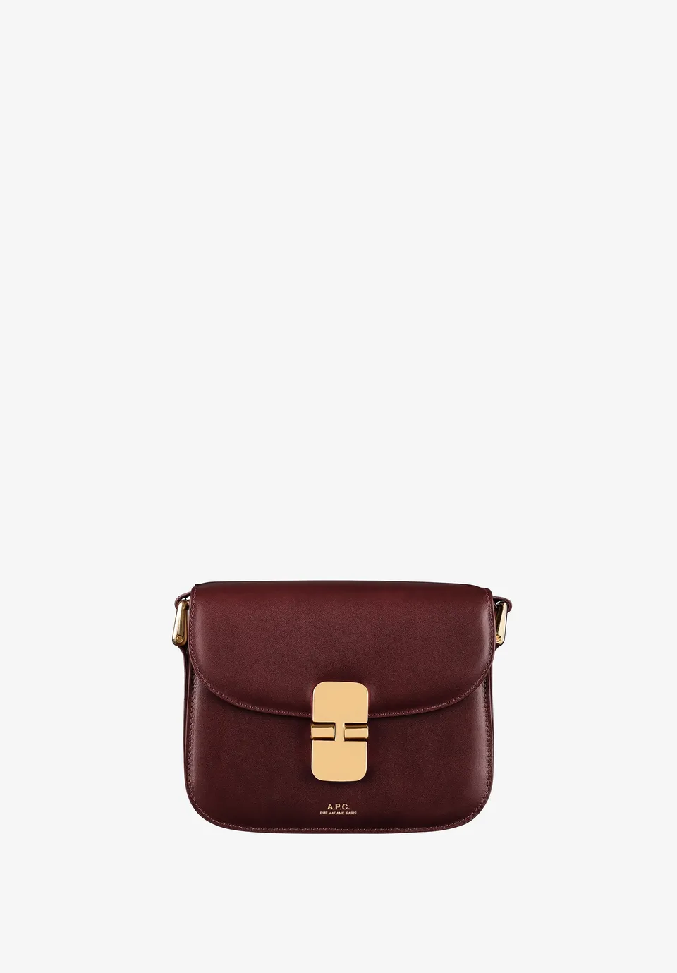 A.P.C. Grace Mini Tasche Glattleder Umhängeriemen