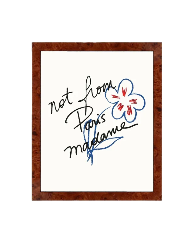 Drôle De Monsieur Slogan Esquisse Poster OS 28x35cm 200g