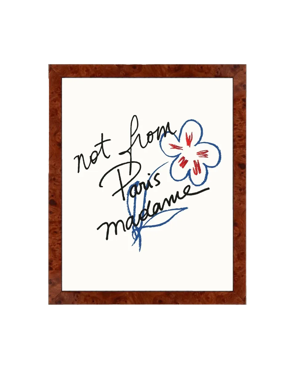 Drôle De Monsieur Slogan Esquisse Poster OS 28x35cm 200g