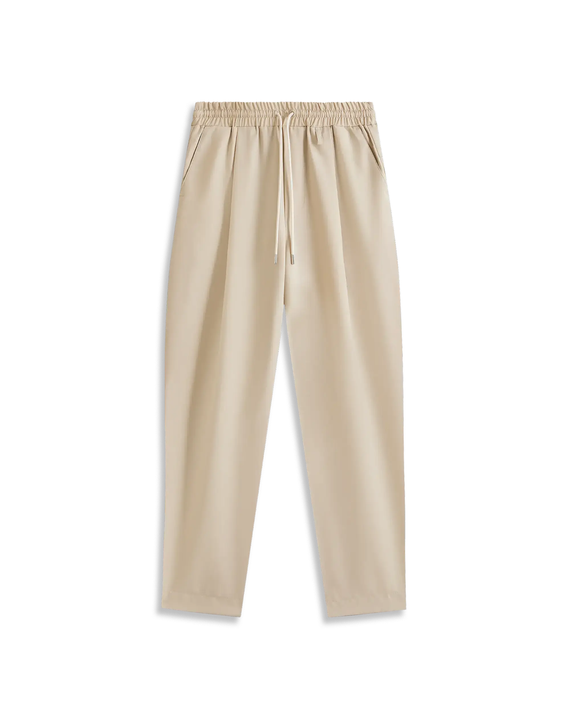 Drôle De Monsieur Le Pantalon Cropped Hose Beige Wolle 3/4