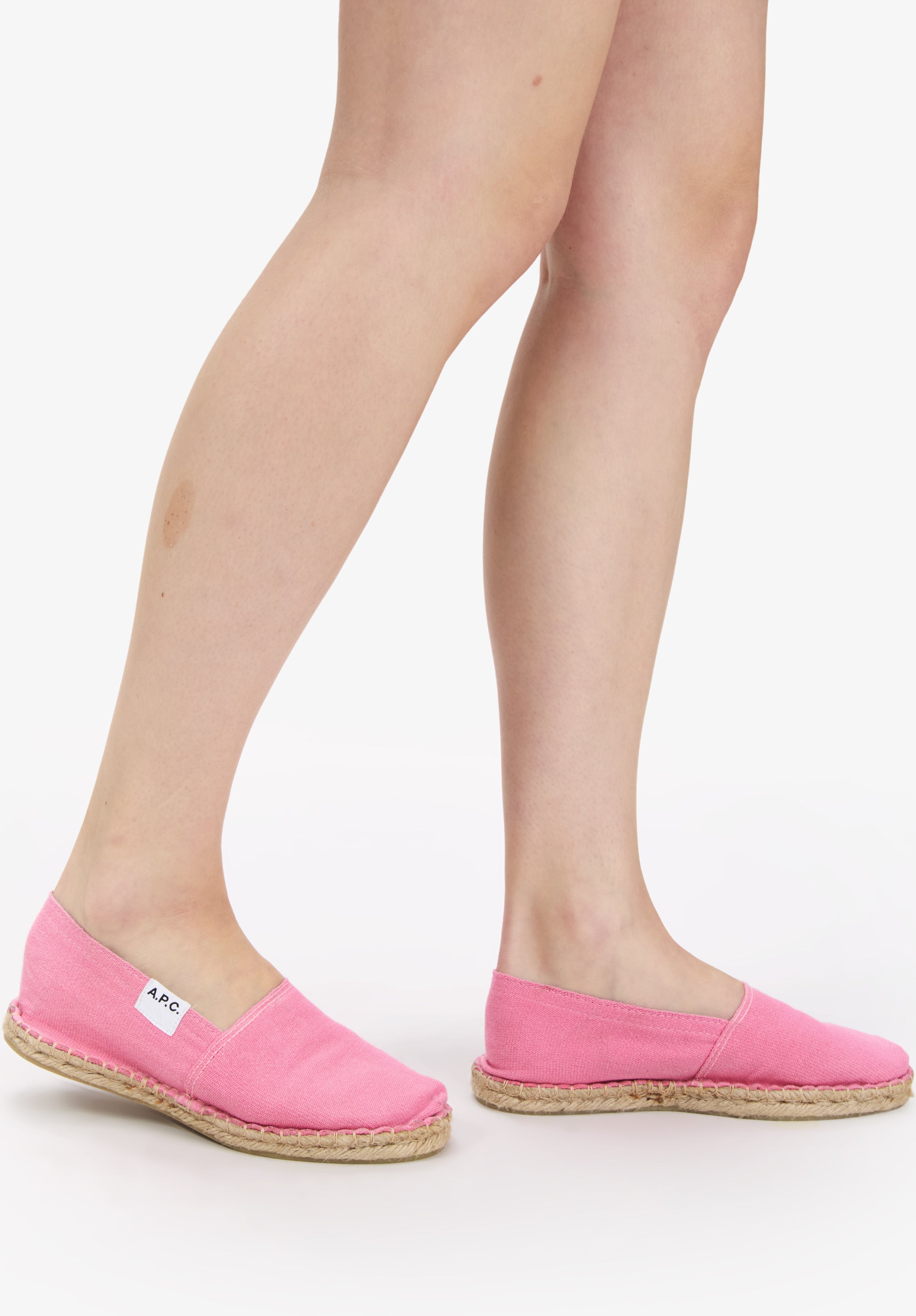 A.P.C. Espadrilles Schuhe mit Paspelierung blau-weiß-rot
