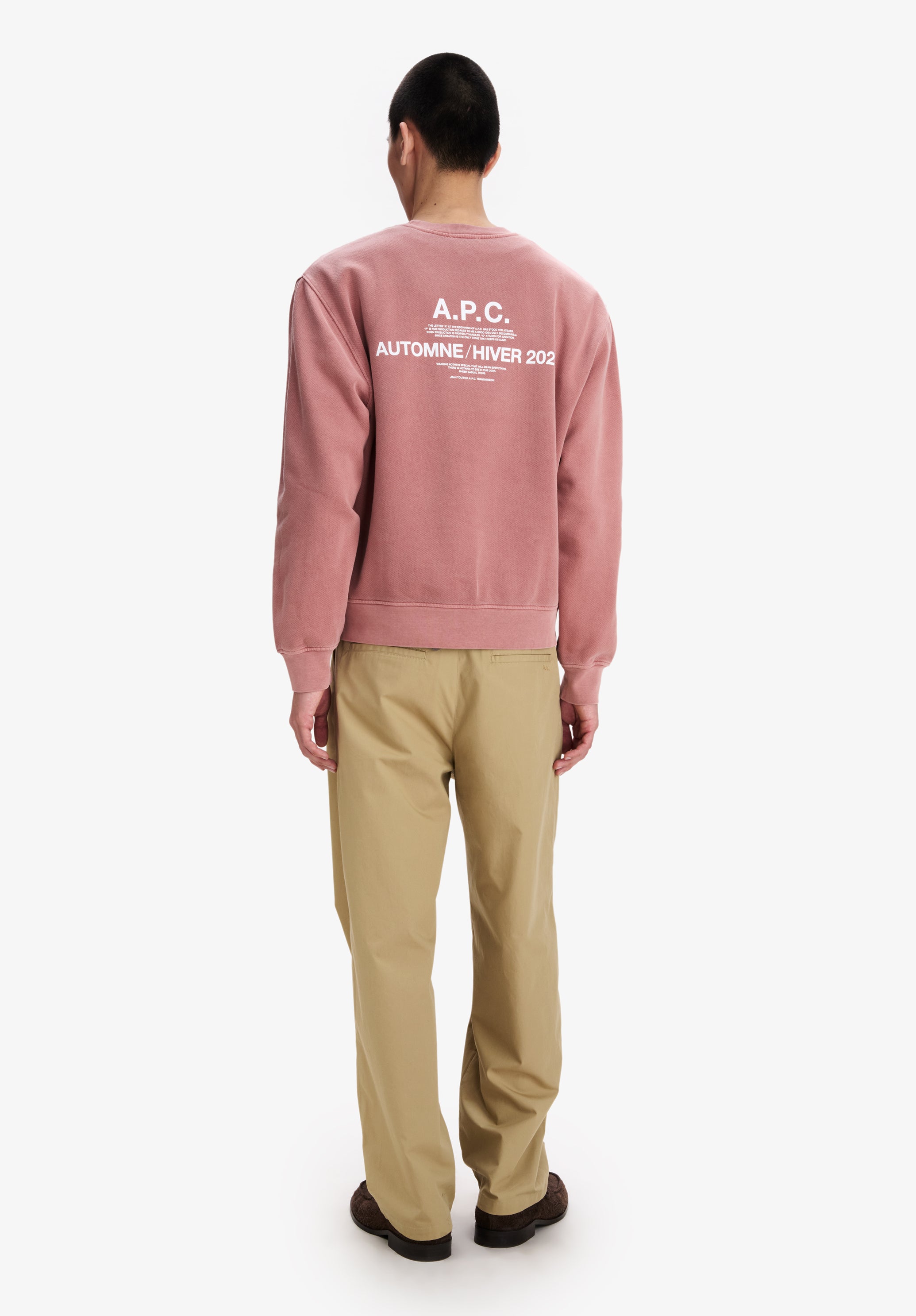 A.P.C. Boxy Herbst 28 Sweatshirt Bio-Baumwolle M