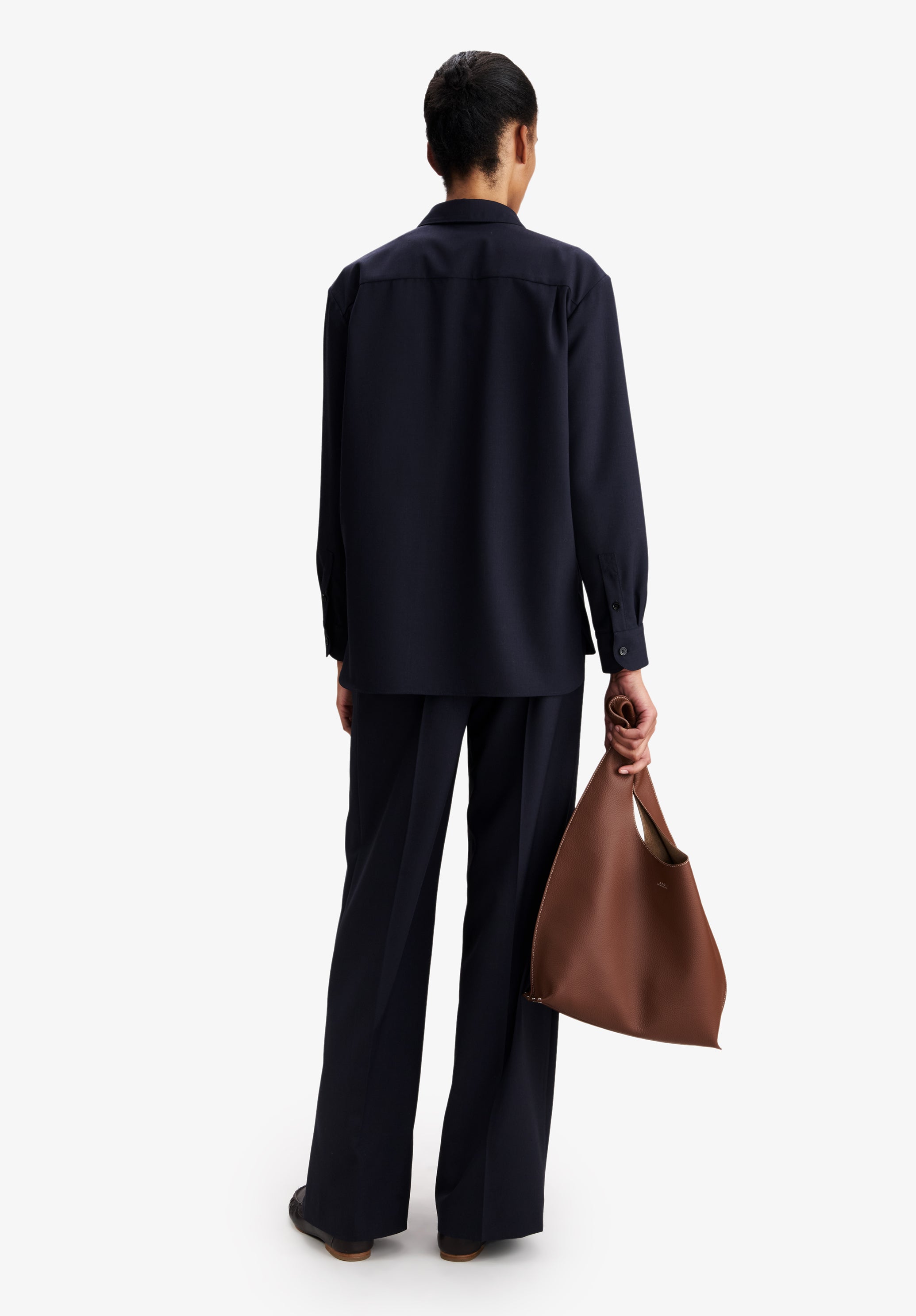 A.P.C. Overshirt marineblau recycelt Gr. 38