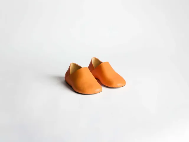 J.W.Anderson Slipper Mules Damen Orange Leder