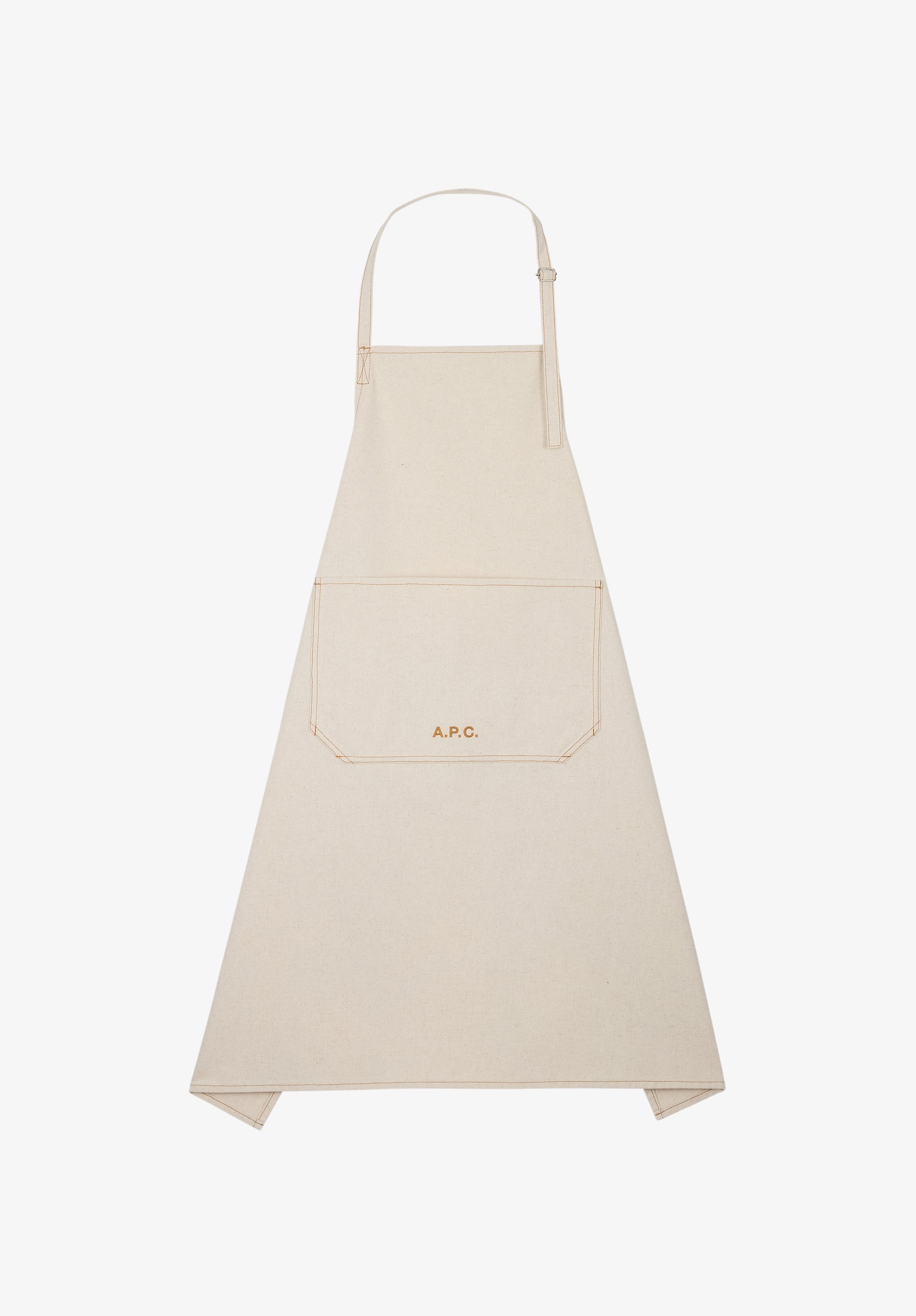 A.P.C. Schürze Baumwolle TU mit Tasche