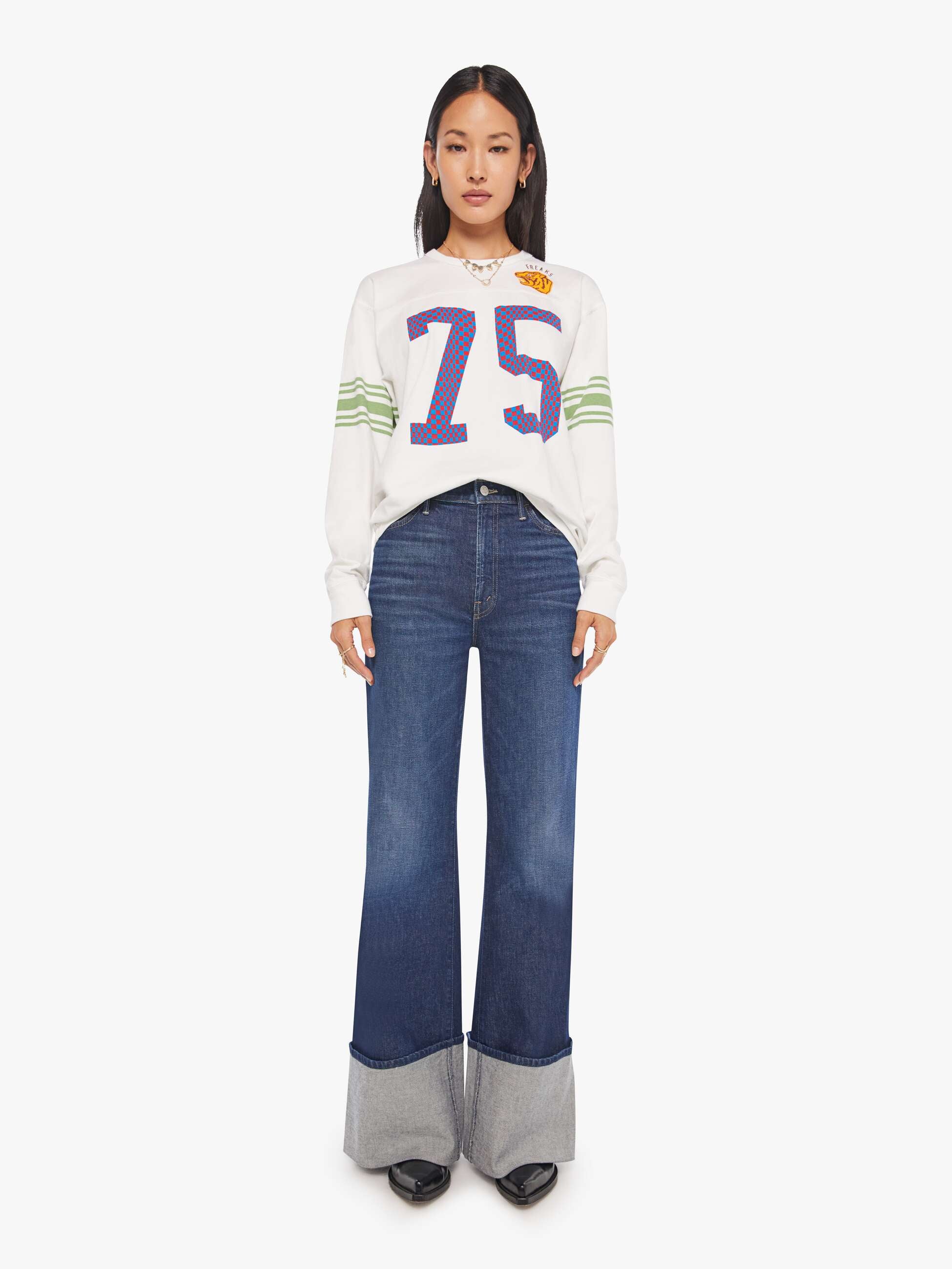Mother The Player 6124A-865 T-Shirt Freaks Baumwolle