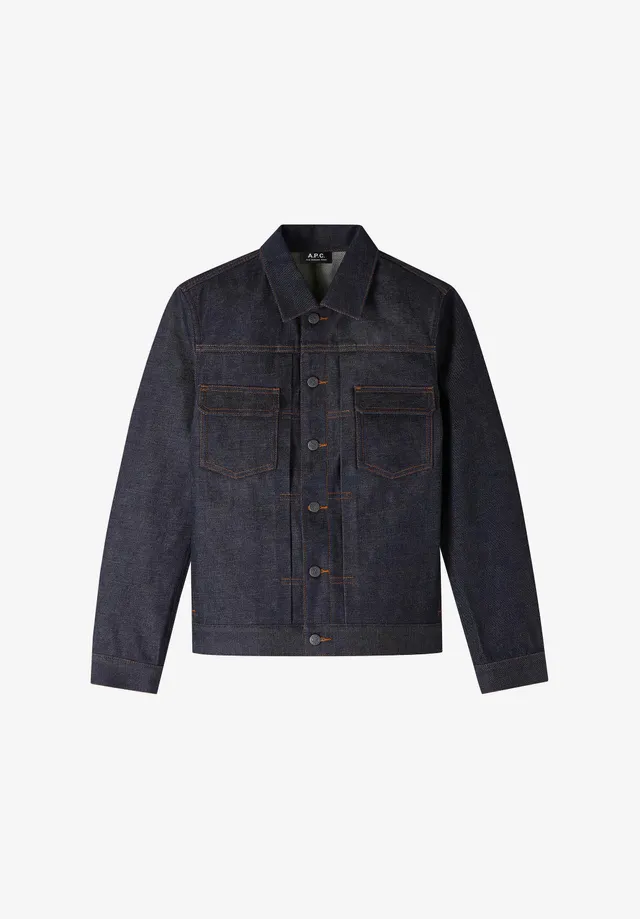 A.P.C. Work Jeansjacke Raw Denim Größe M