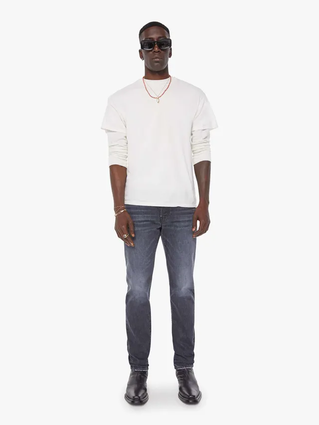 Mother Denim The Mega Neat Jeans Schwarz Baumwolle