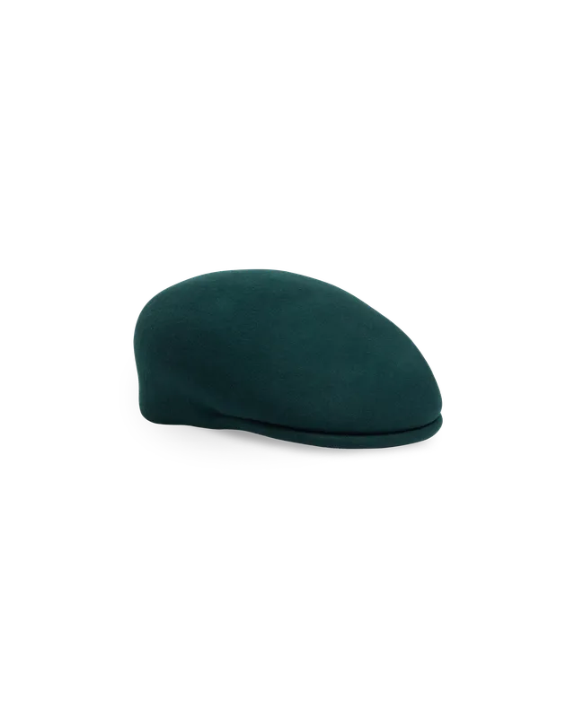 Drôle De Monsieur Le Béret Drôle Baskenmütze Dunkelgrün Wolle