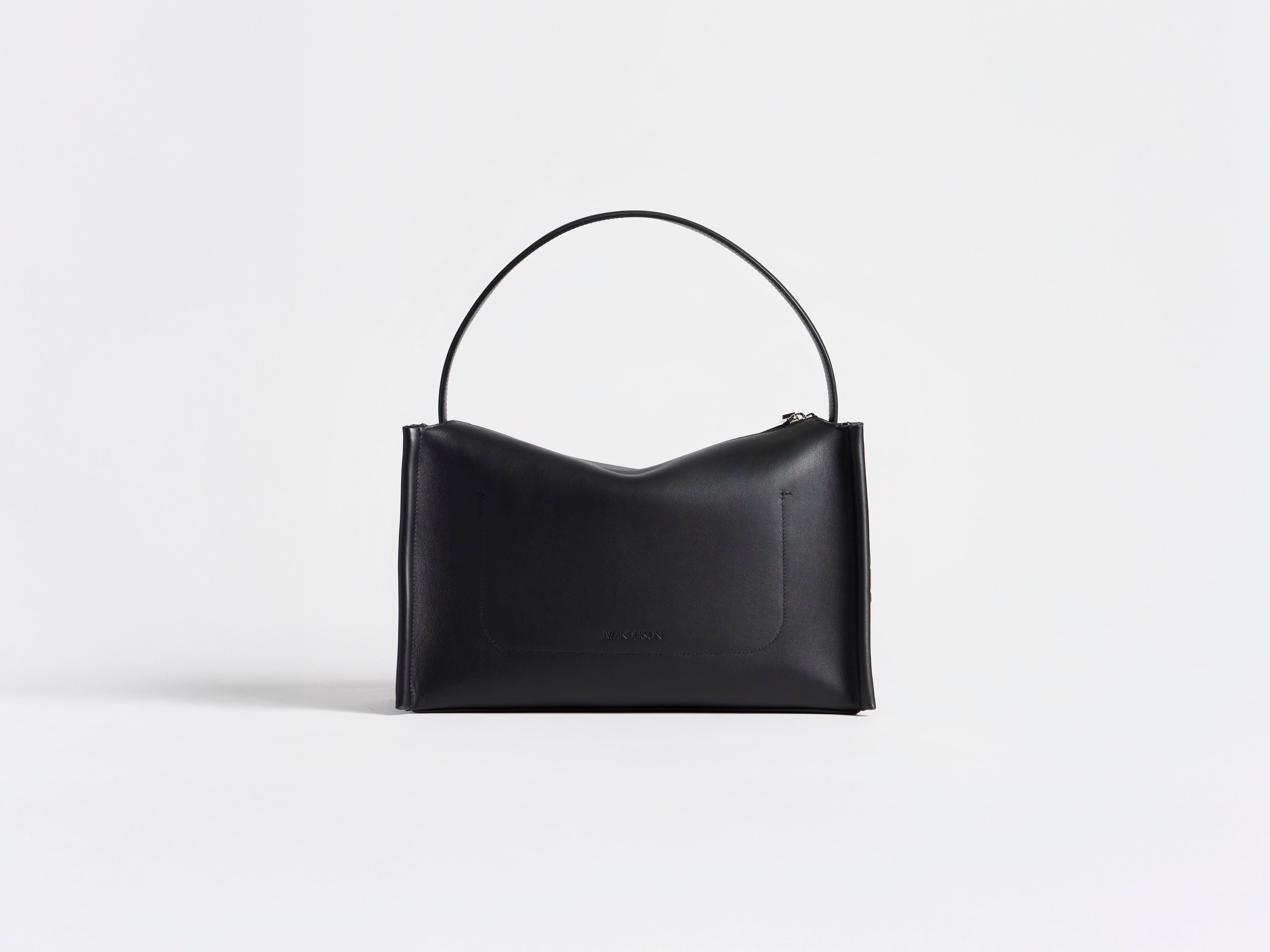 J.W.Anderson Bags Medium Loafer Bag Handtasche Schwarz Leder