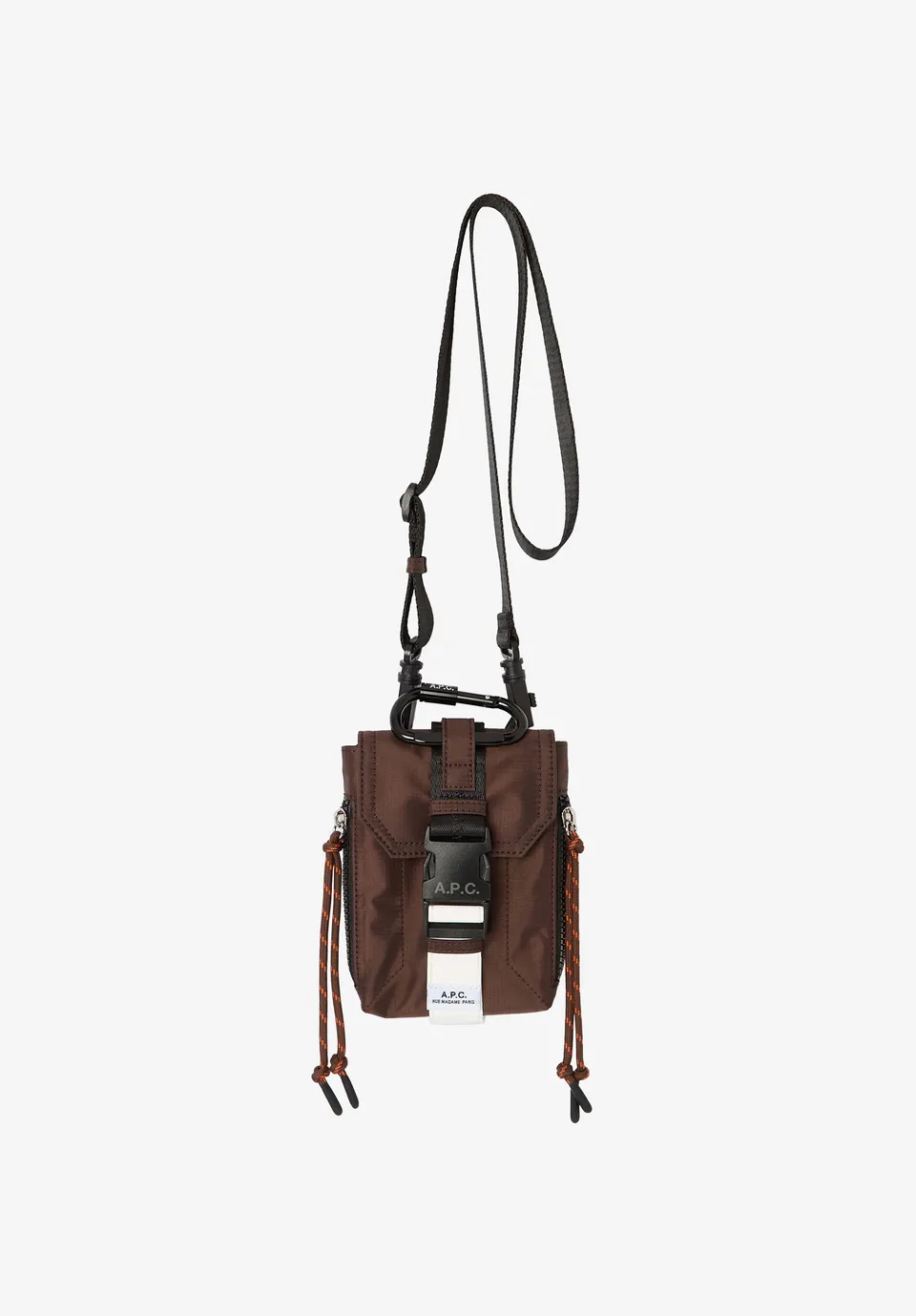A.P.C. Trek Crossbody Pouch Umhängetasche Braun