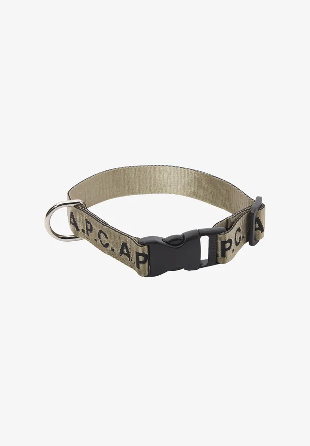 A.P.C. Toutou Logo Hundehalsband Grün Größe T1