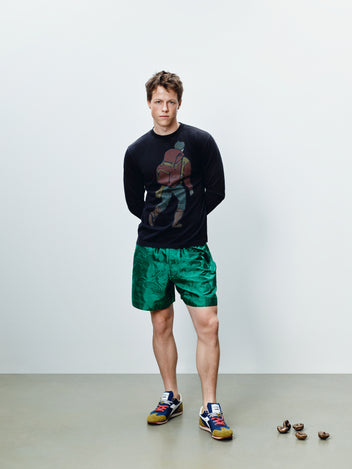 J.W.Anderson Knotted Sleeve T-Shirt Herren Schwarz Jersey