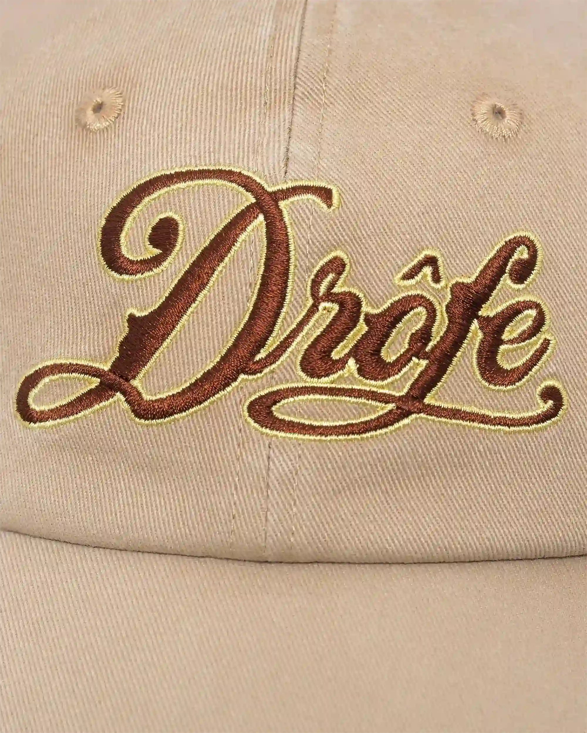 Drôle De Monsieur Casquette Drôle Cap Beige Baumwolle